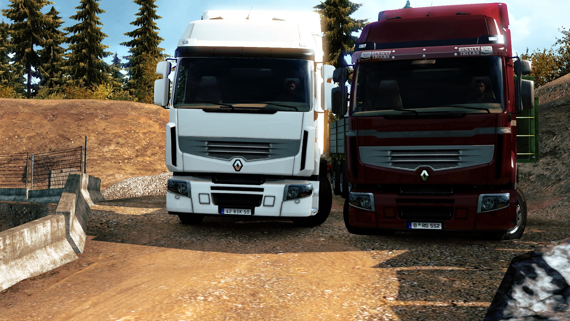 Truck, Volvo FH16, Scania, Euro Truck Simulator 2, 1080P, HD Wallpaper