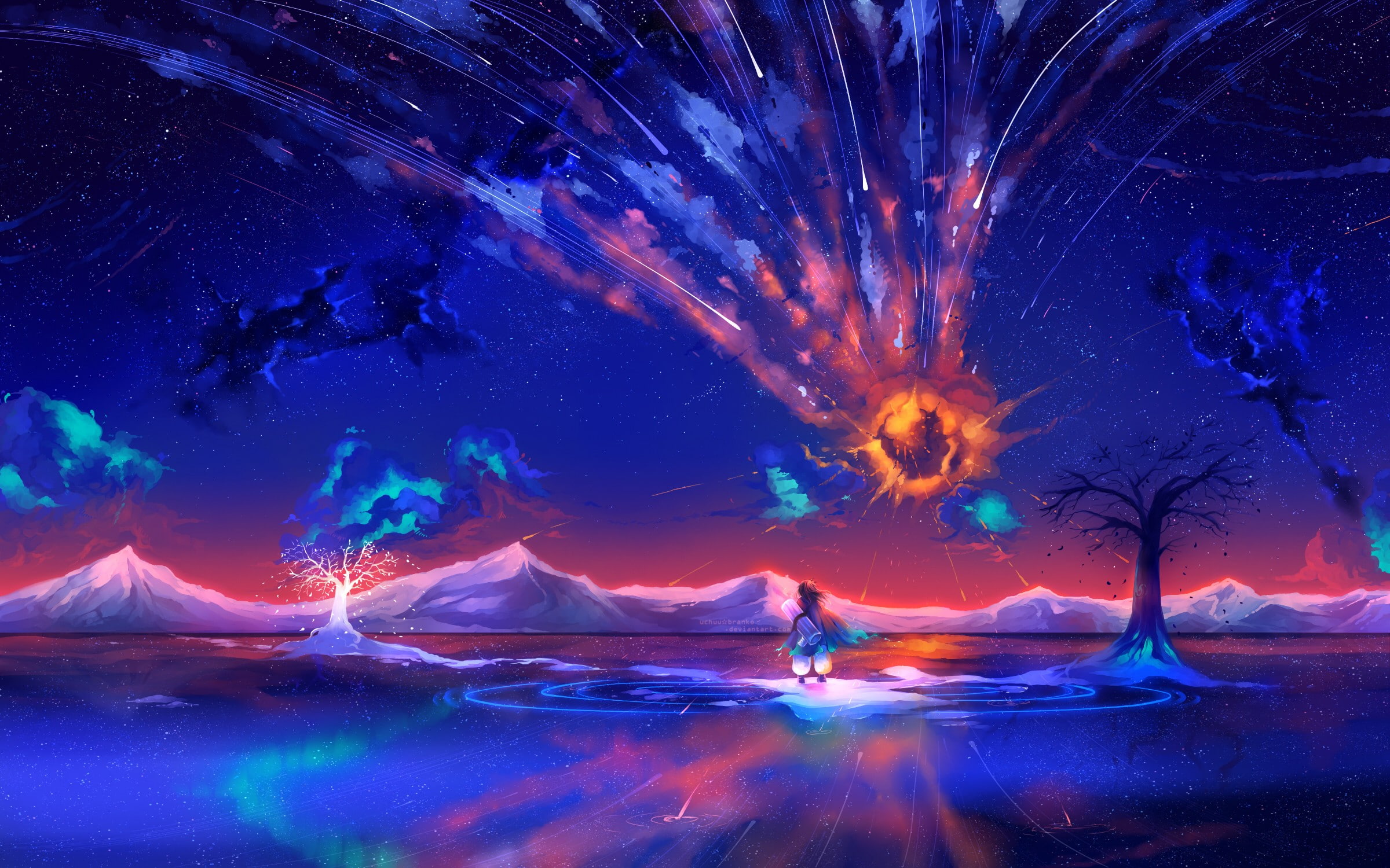 x, art, vampire, px, 2400x1500 px, anime, fantasy art, 1080P, fantasy, hd, knight, HD Wallpaper