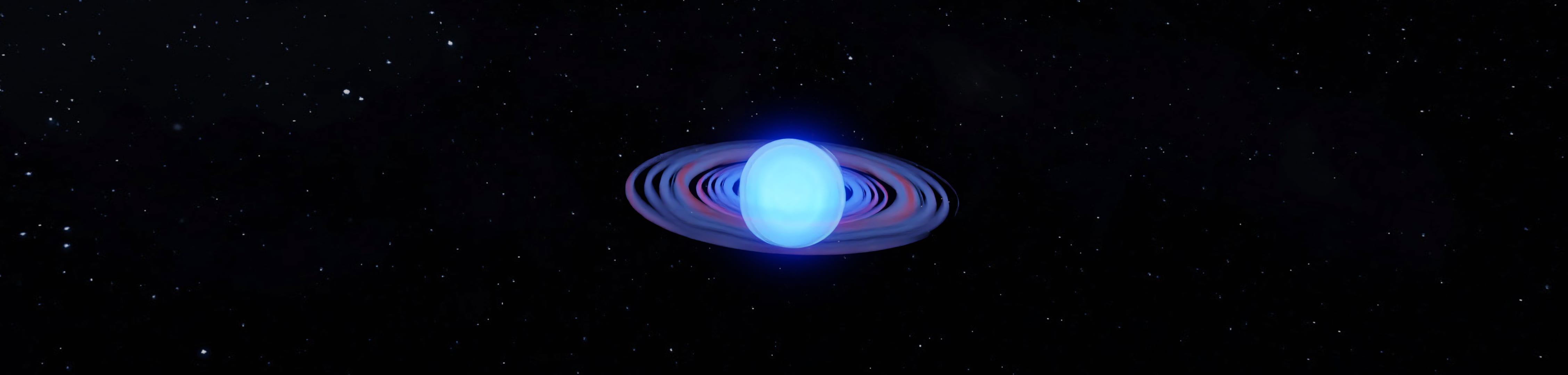 abstract, 3D Abstract, Blender, stars, digital art, 4K, space, Gas giant, 3D graphics, HD Wallpaper