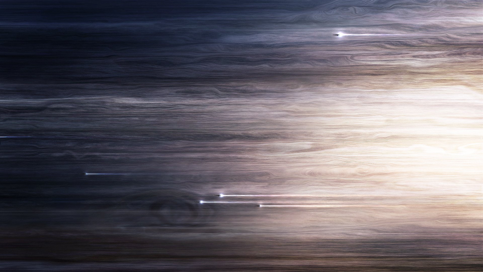 Spaceship, Atmosphere, Planet, Gas Giant, 1080P, Sci Fi, HD Wallpaper