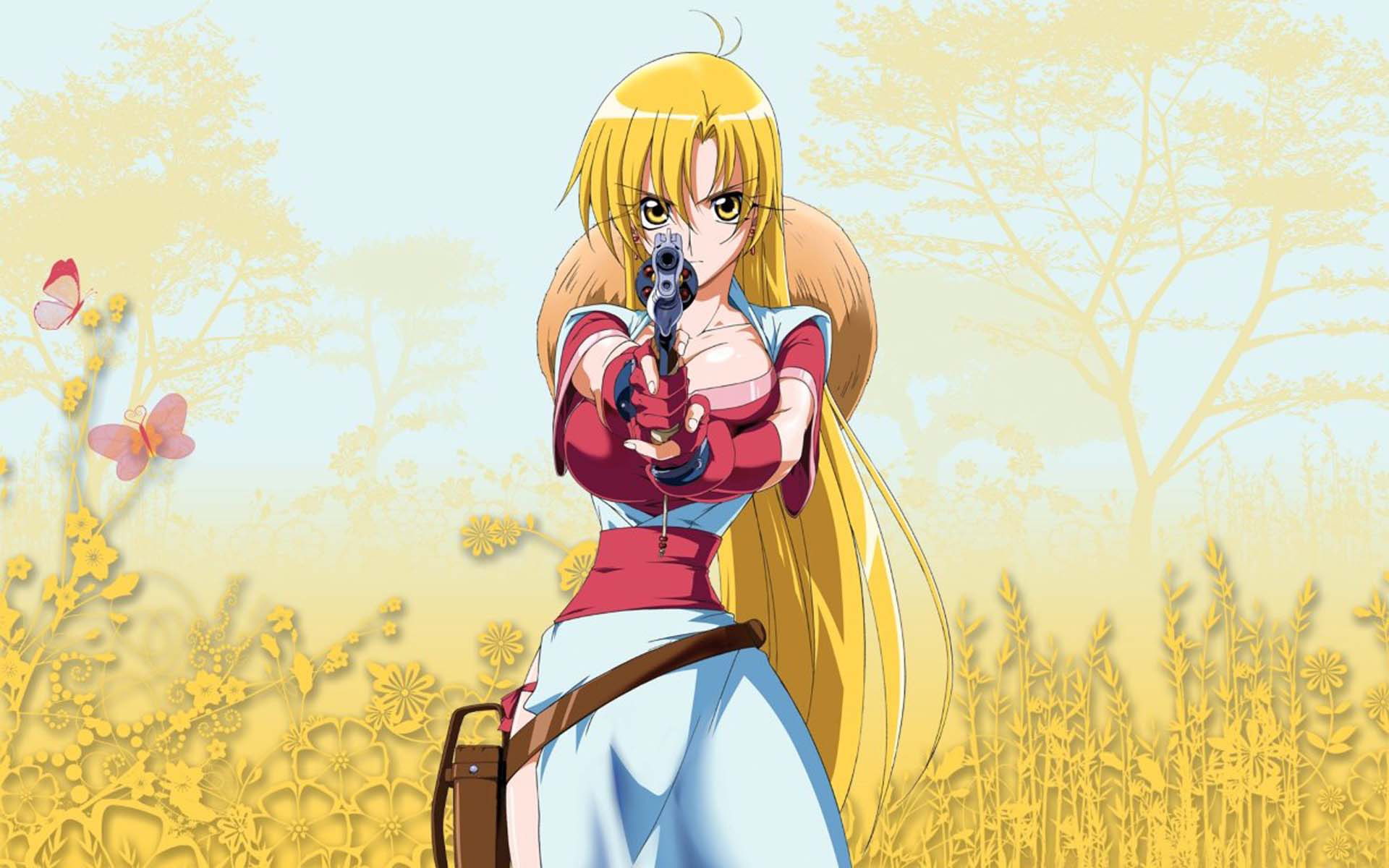 hohoemi, grenadier, anime, 1080P, senshi, HD Wallpaper