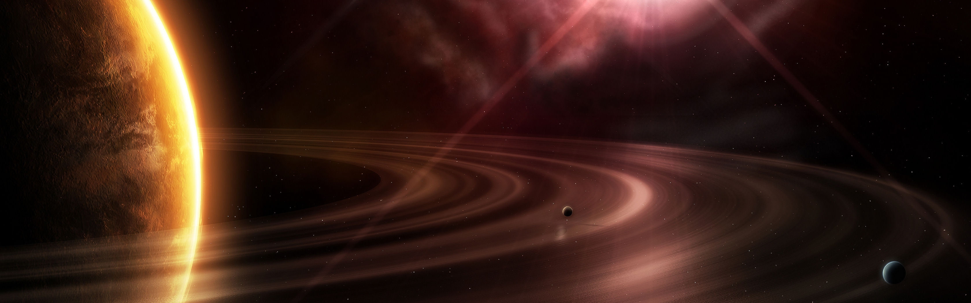 planets, space, outer space, art, 2K, hd, outer, x, HD Wallpaper