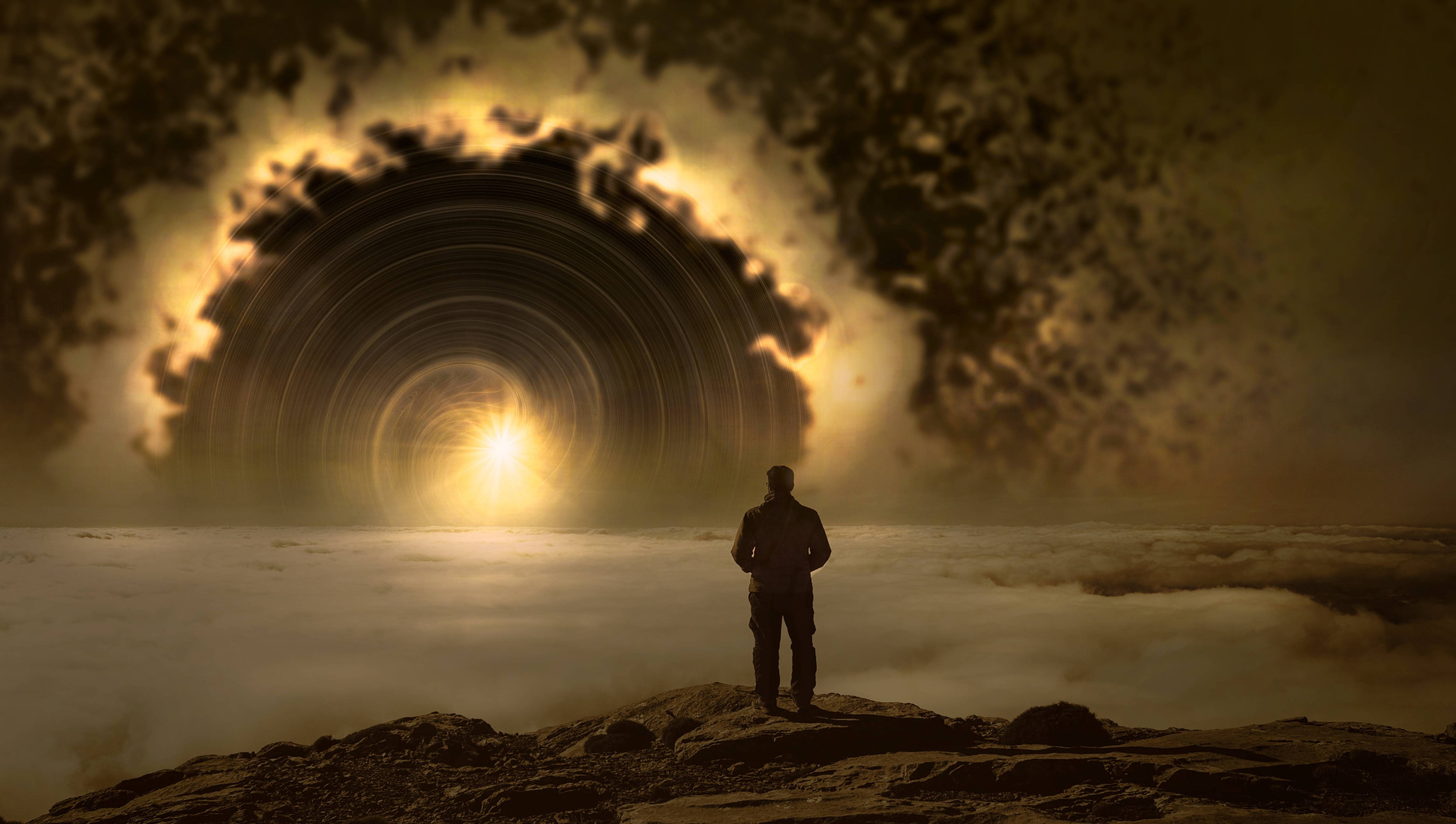 sky, fairytale, light, fantasy, dream, 4K, beautiful, mood, HD Wallpaper
