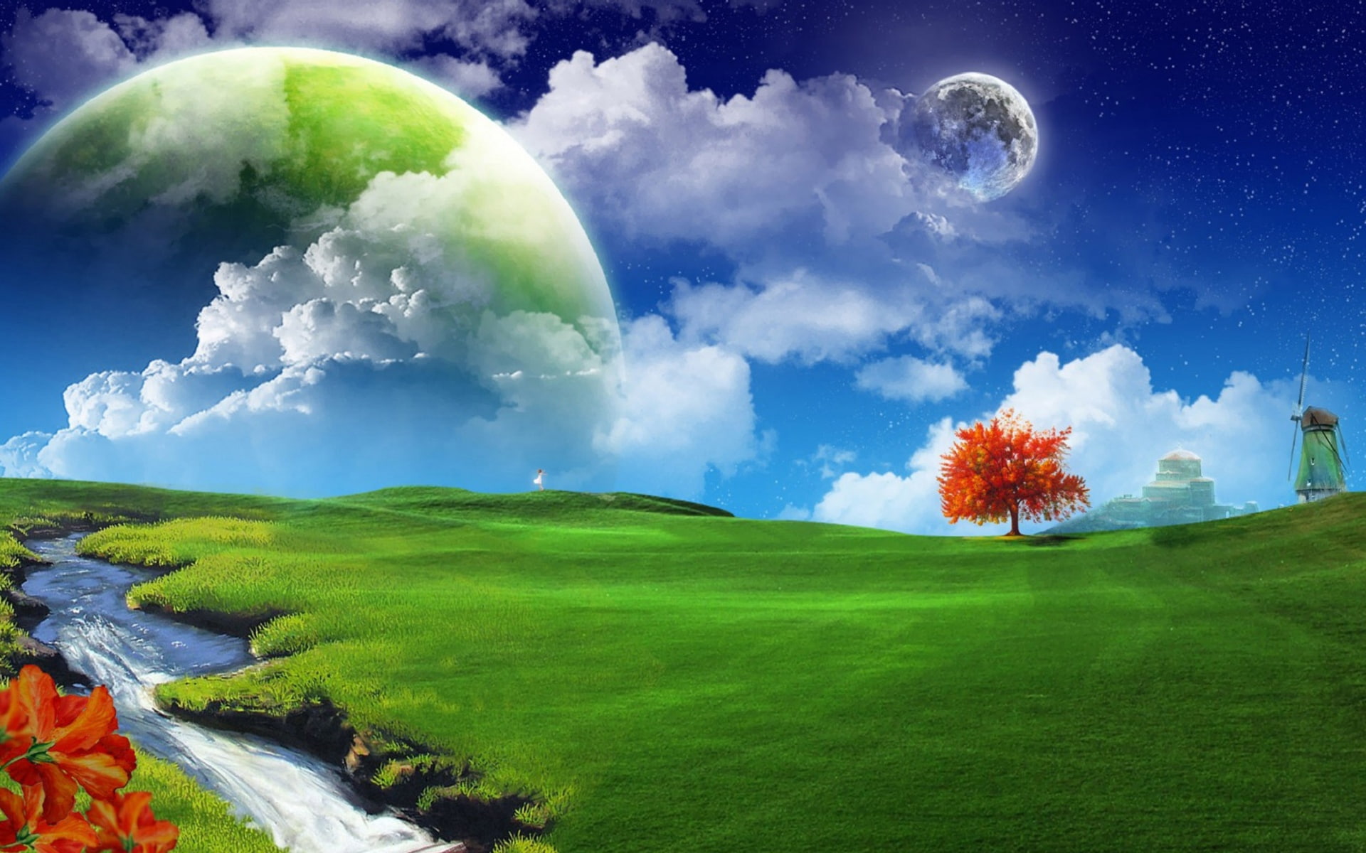 lscape, landscape, 1080P, dreamy, HD Wallpaper