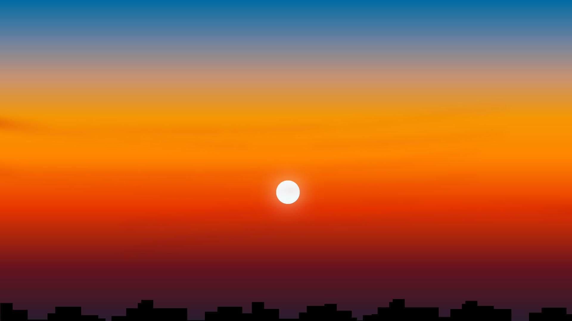 1080P, sunset, gradient, dreamy, HD Wallpaper