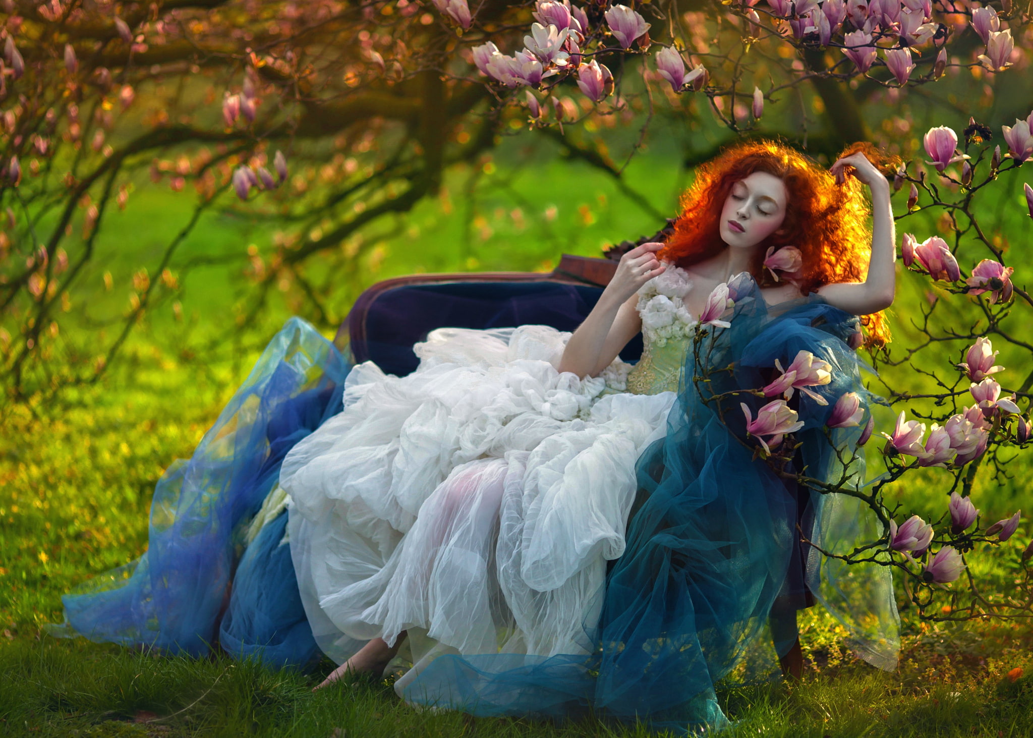 1080P, Agnieszka Lorek, Ophidia, girl, fantasy, Morning Star, art, HD Wallpaper