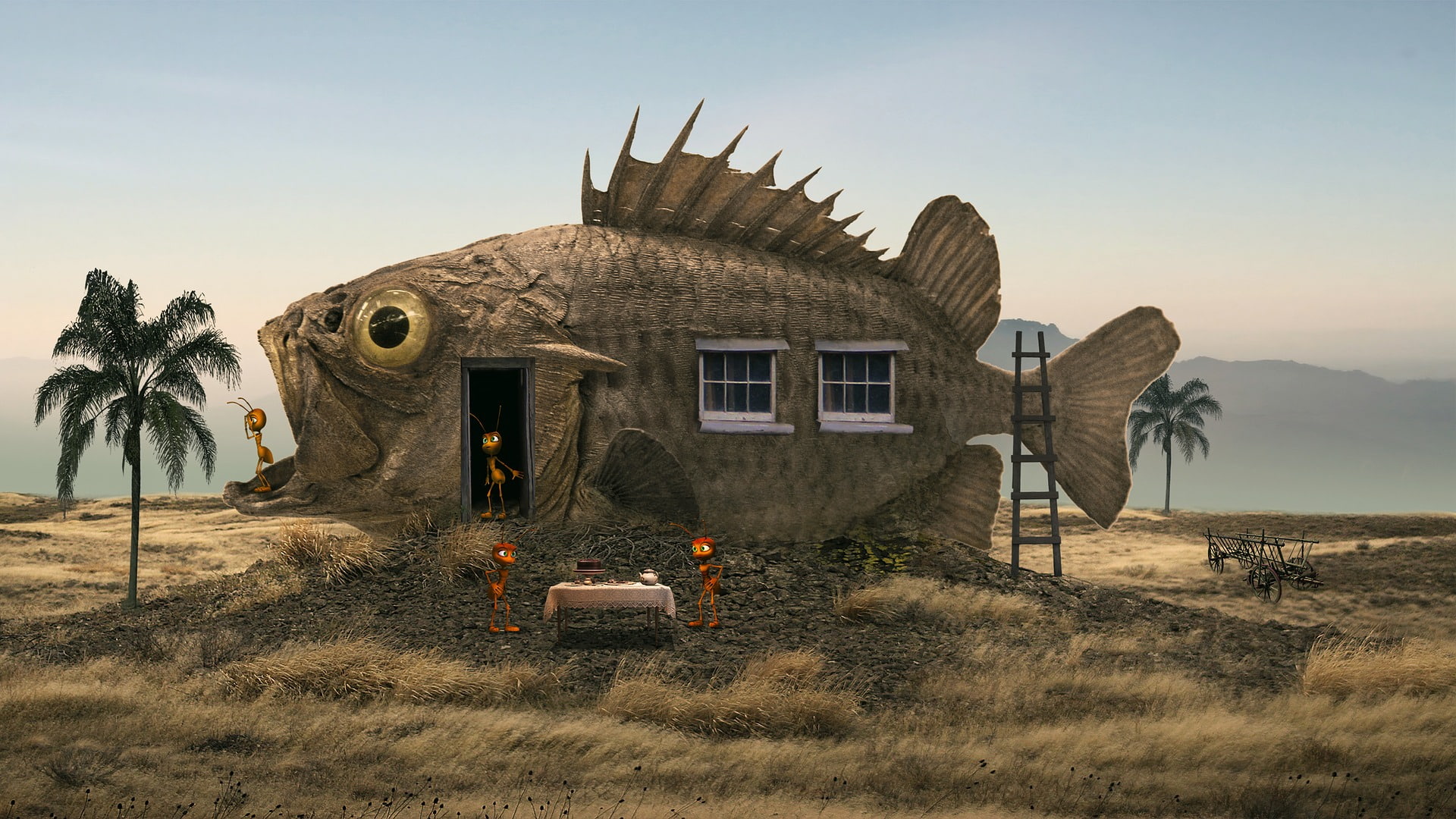 art, artwork, artistic, fairytale, photoshop, fantasy, digital, surreal, manipulation, creative, 1080P, HD Wallpaper
