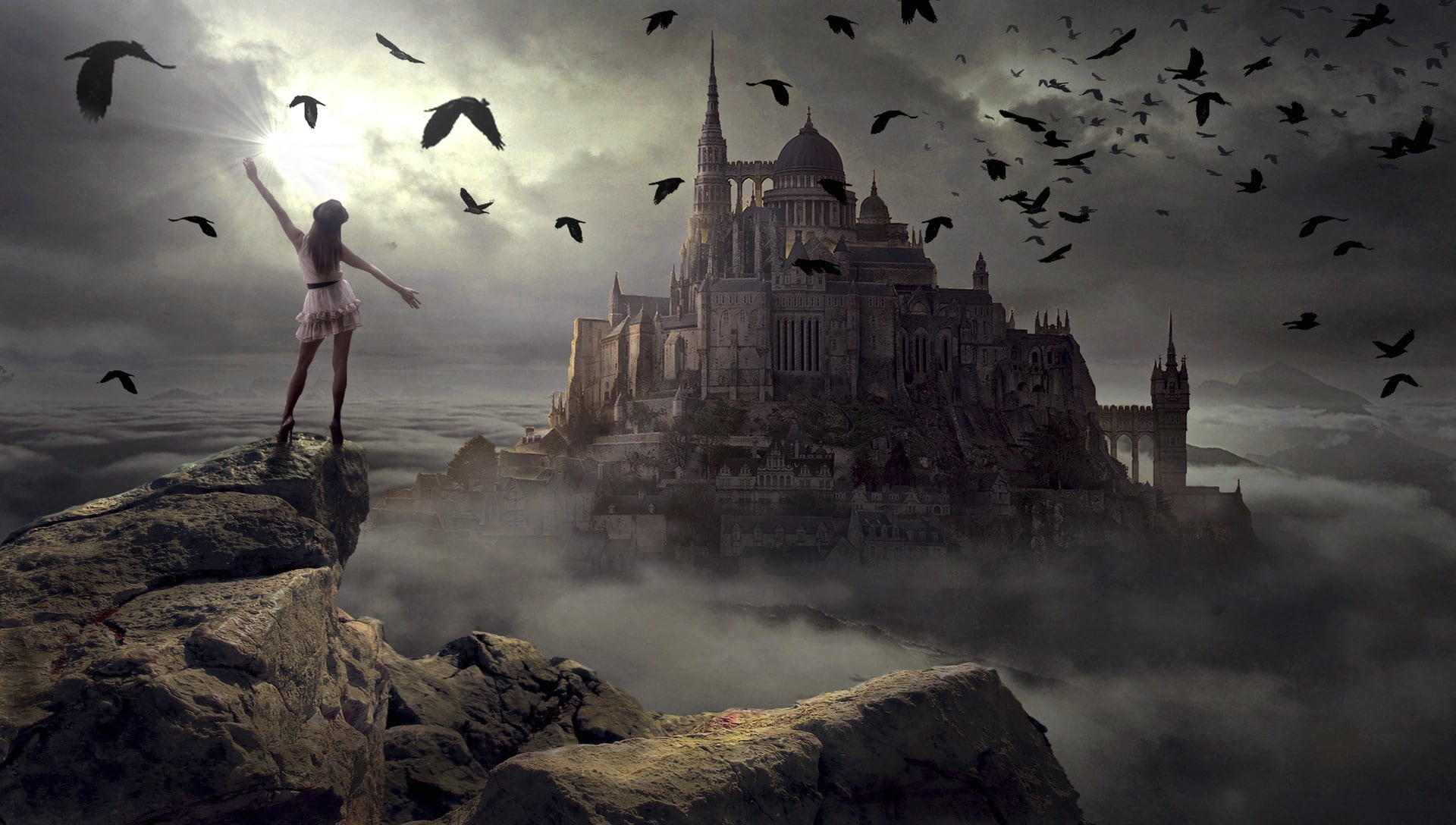 1080P, artistic, fantasy, fairytale, manipulation, art, digital, photoshop, surreal, artwork, creative, HD Wallpaper