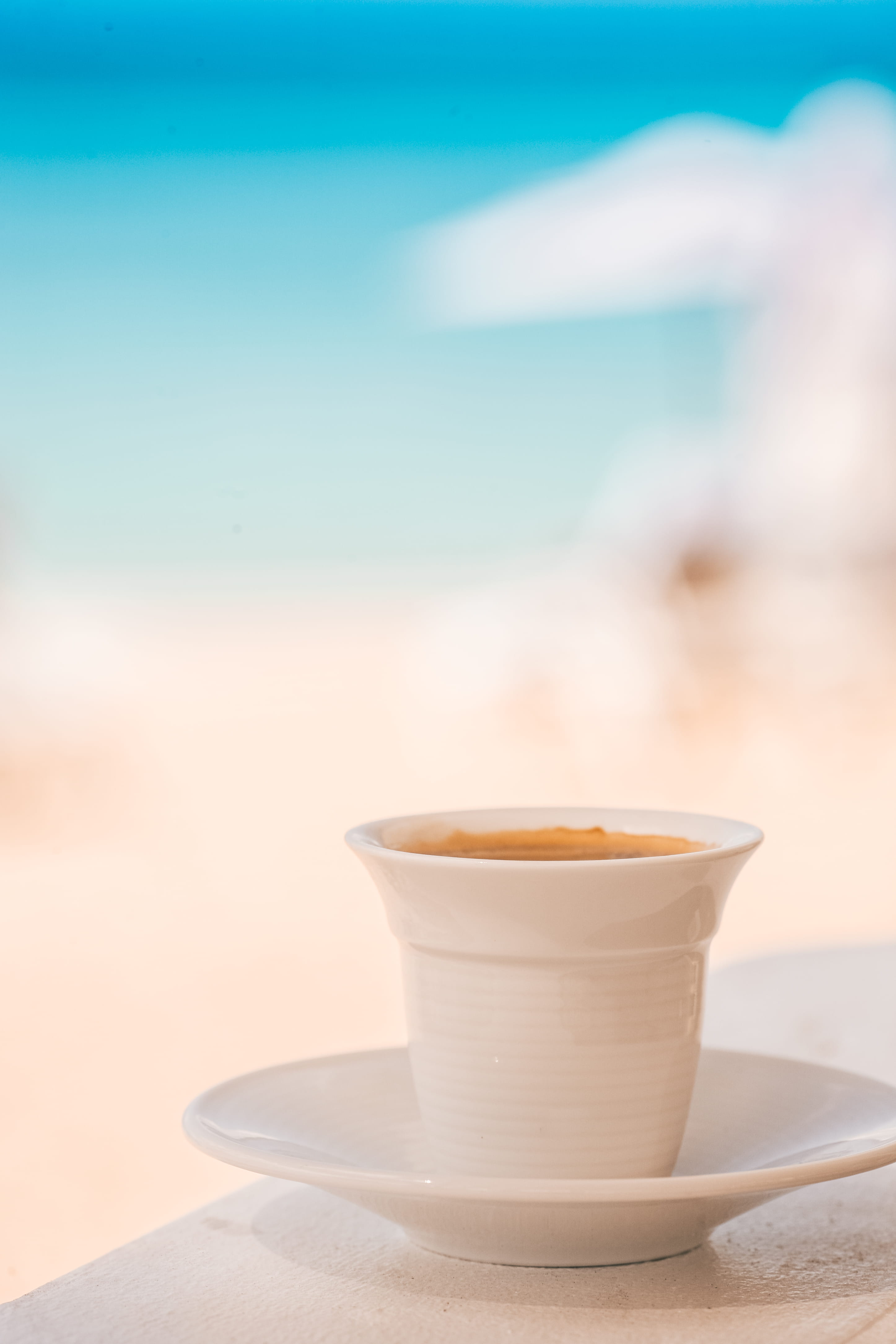latte, coffee - drink, drink, food, holding, blue, freshness, national holiday, crockery, refreshment, close-up, grand cayman, mug, saucer, hot drink, ceramic, Phone HD Wallpaper