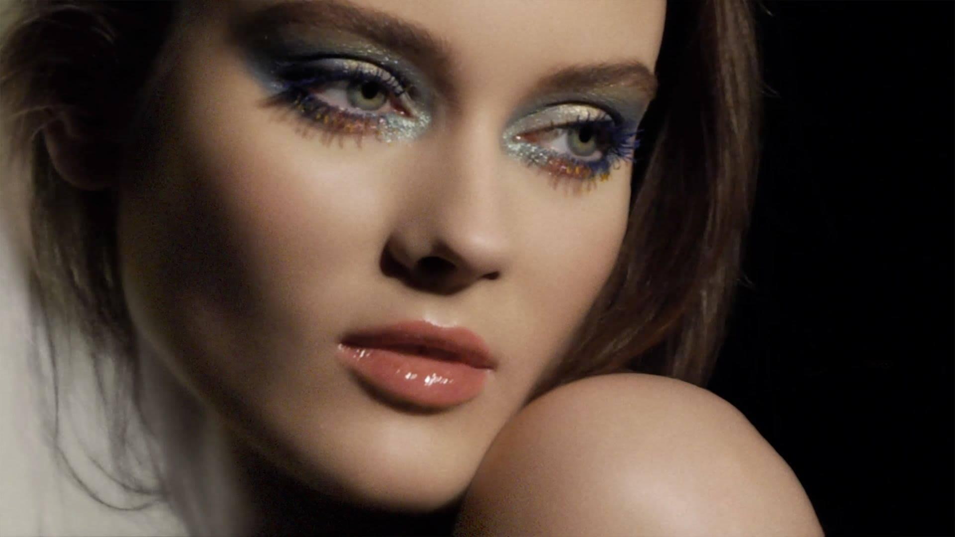 lovely, dreamer, green-eyes, makeup, girl, beautiful, 1080P, HD Wallpaper