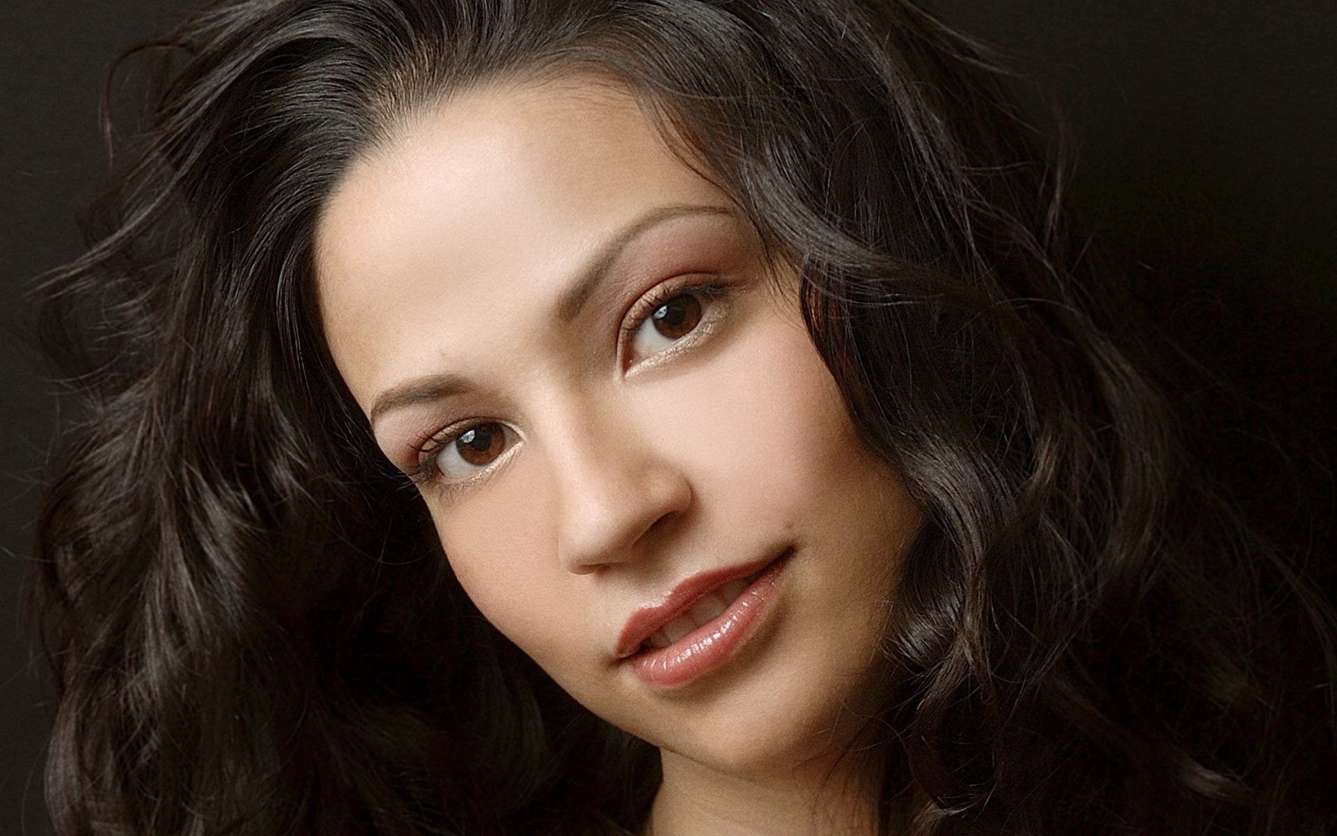 Face, Woman, 1080P, Black Hair, Actresses, Model, Girl, Navi Rawat, Brown Eyes, HD Wallpaper