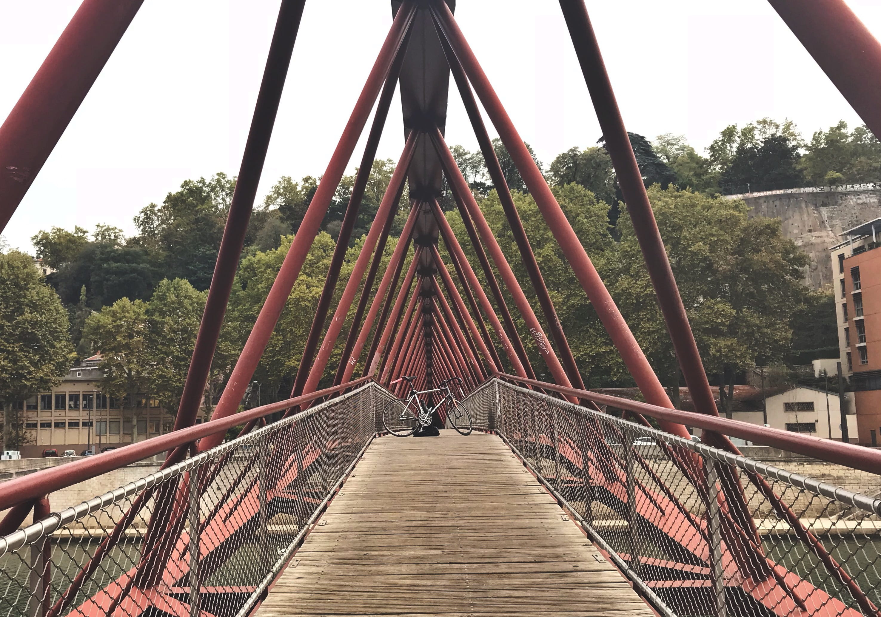 pont, 2K, diminishing perspective, street, lapierre, building, bridge - man made structure, boardwalk, dock, connection, outdoors, handrail, water, transportation, HD Wallpaper