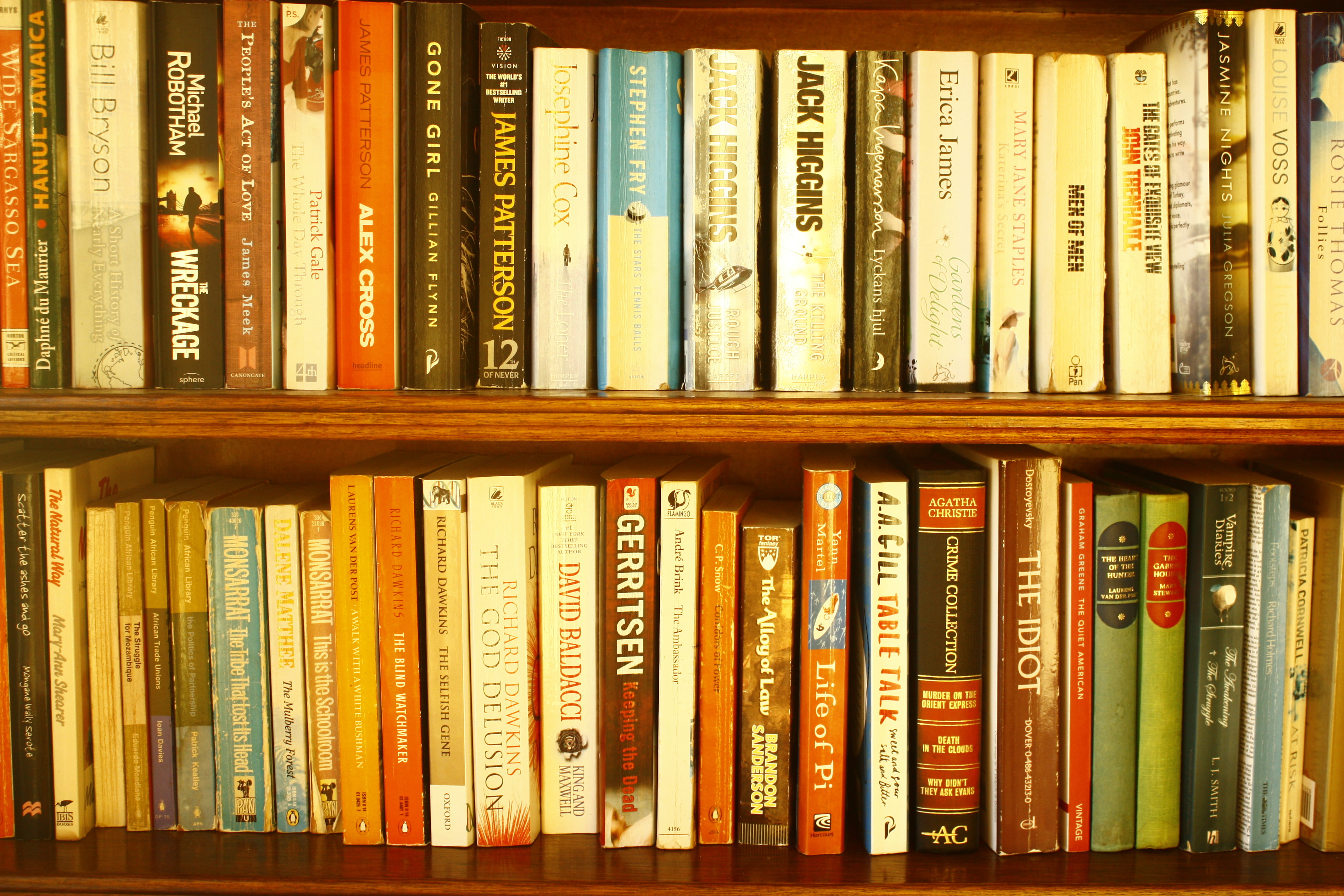 bookshelf, library, large group of objects, learning, order, literature, vintage, variation, side by side, retro, choice, english, education, no people, HD Wallpaper