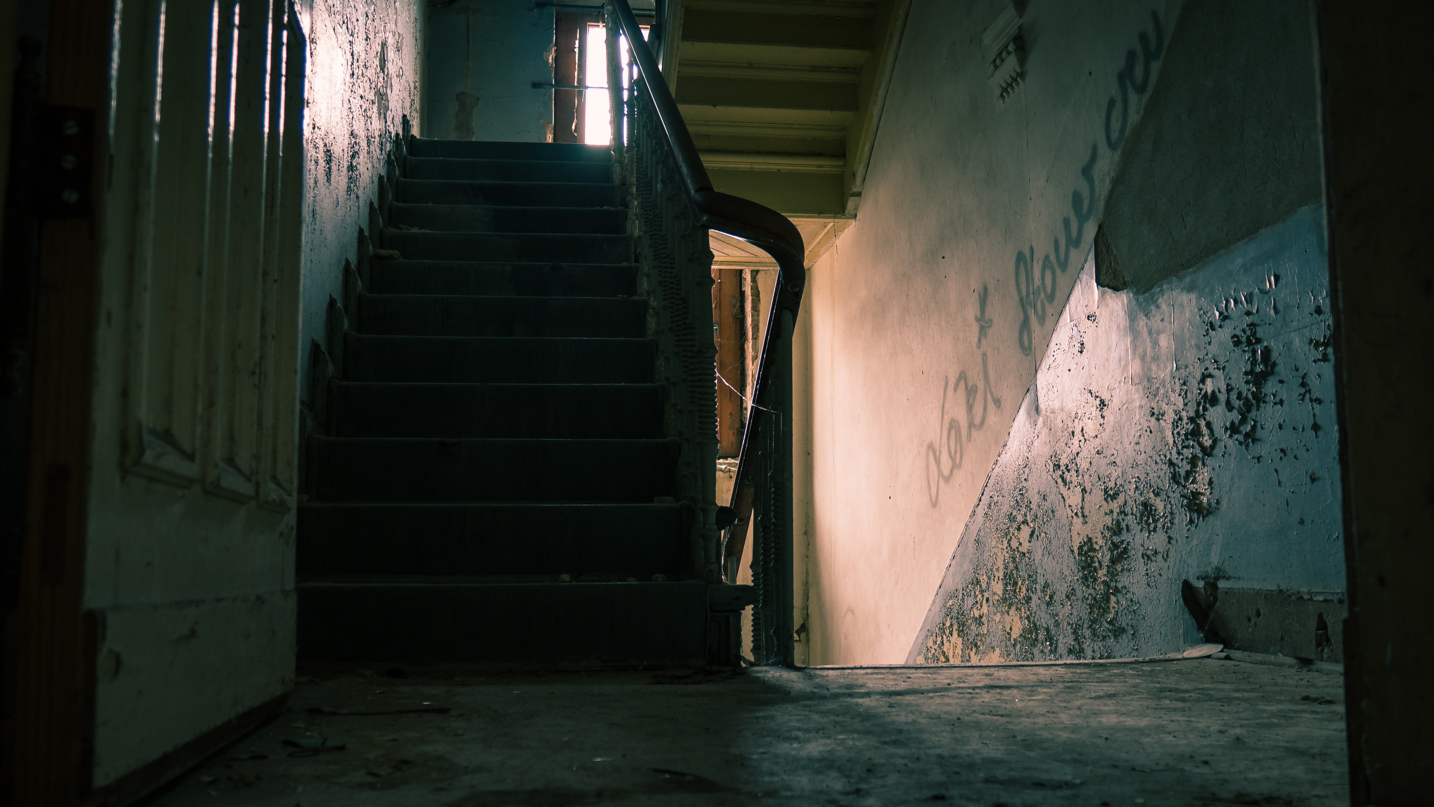 alley, lost place, building, entrance, staircase, old, built structure, germany, architecture, direction, lost, ruined, urban exploring, damaged, abandoned, HD Wallpaper