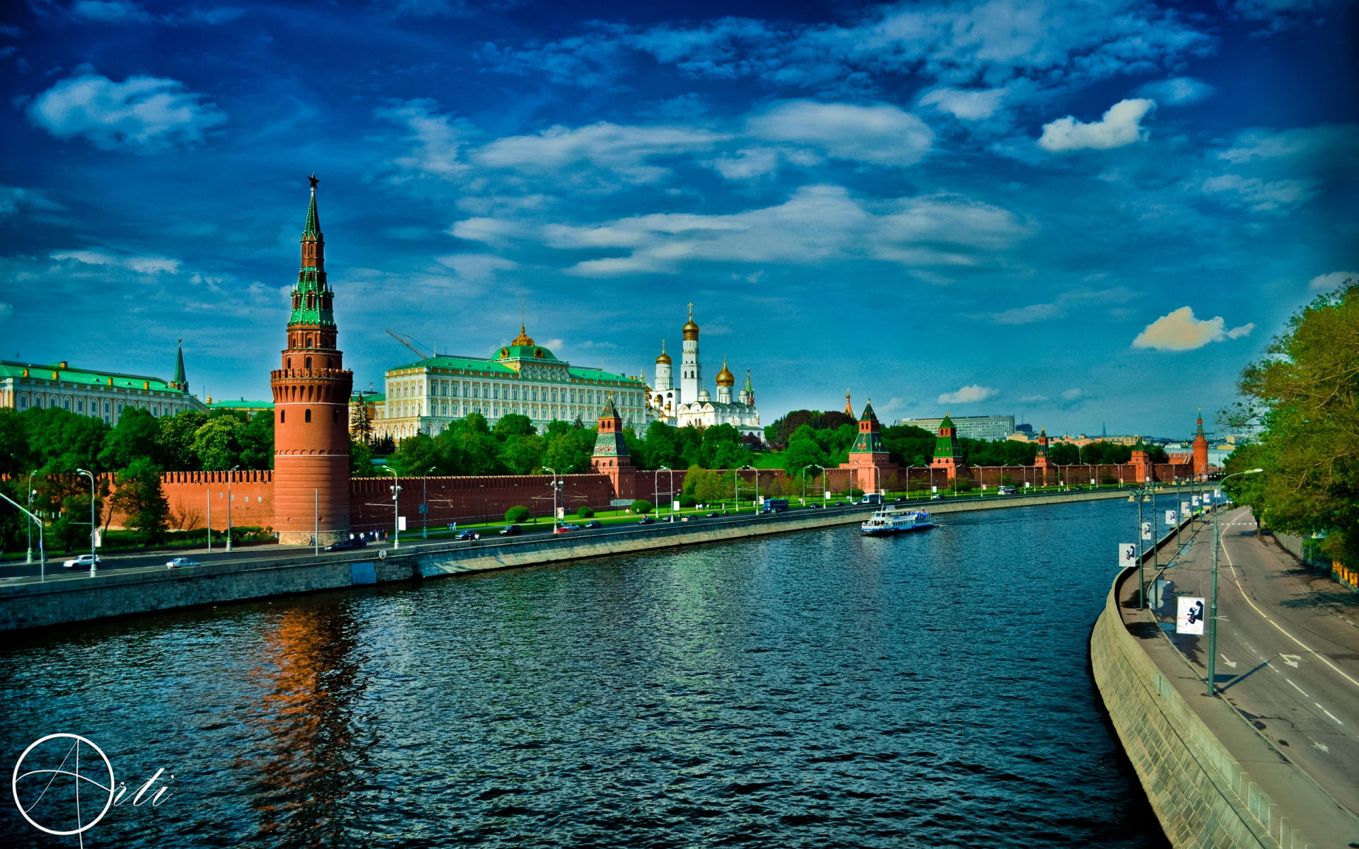 1080P, kremlin, travel and world, moscow, HD Wallpaper
