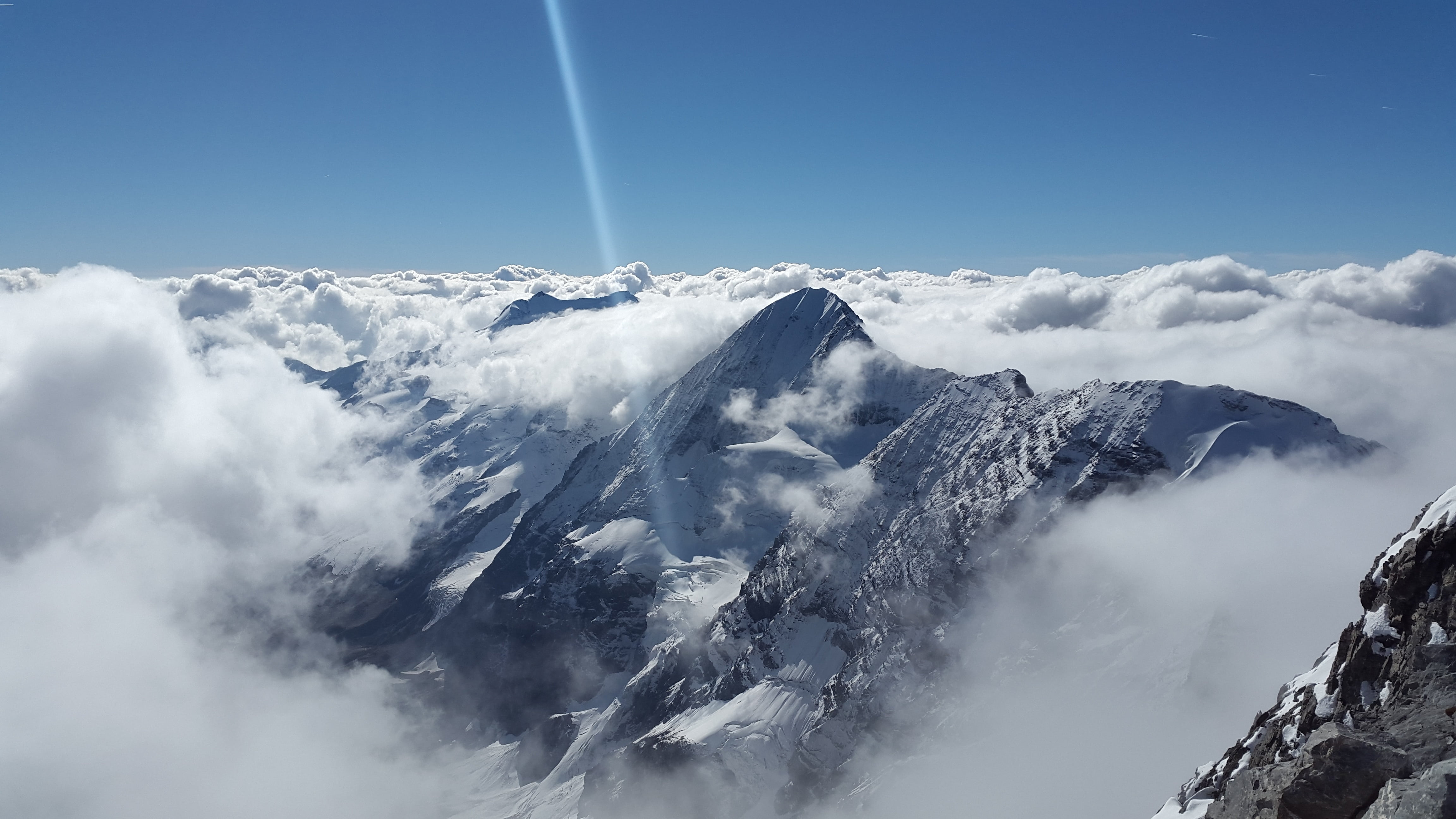 no people, snowcapped mountain, mountains, wintry, rock - object, nature, south tyrol, rock, beauty in nature, alpine, white color, ortlergruppe, blue, HD Wallpaper