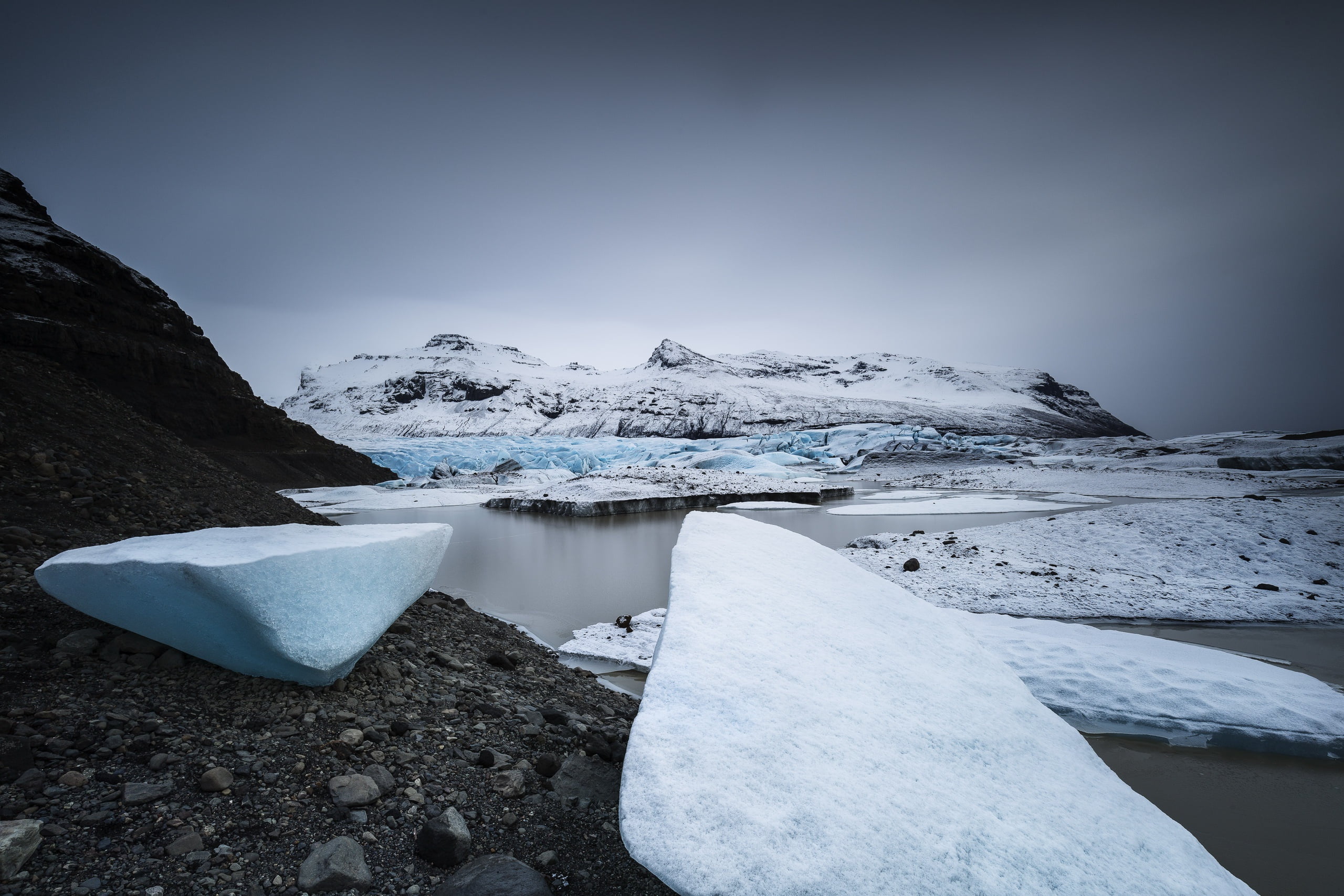 ice, mountain, nature, environment, no people, snow, cold temperature, glacier, tranquil scene, day, tranquility, sky, snowcapped mountain, iceberg, outdoors, HD Wallpaper