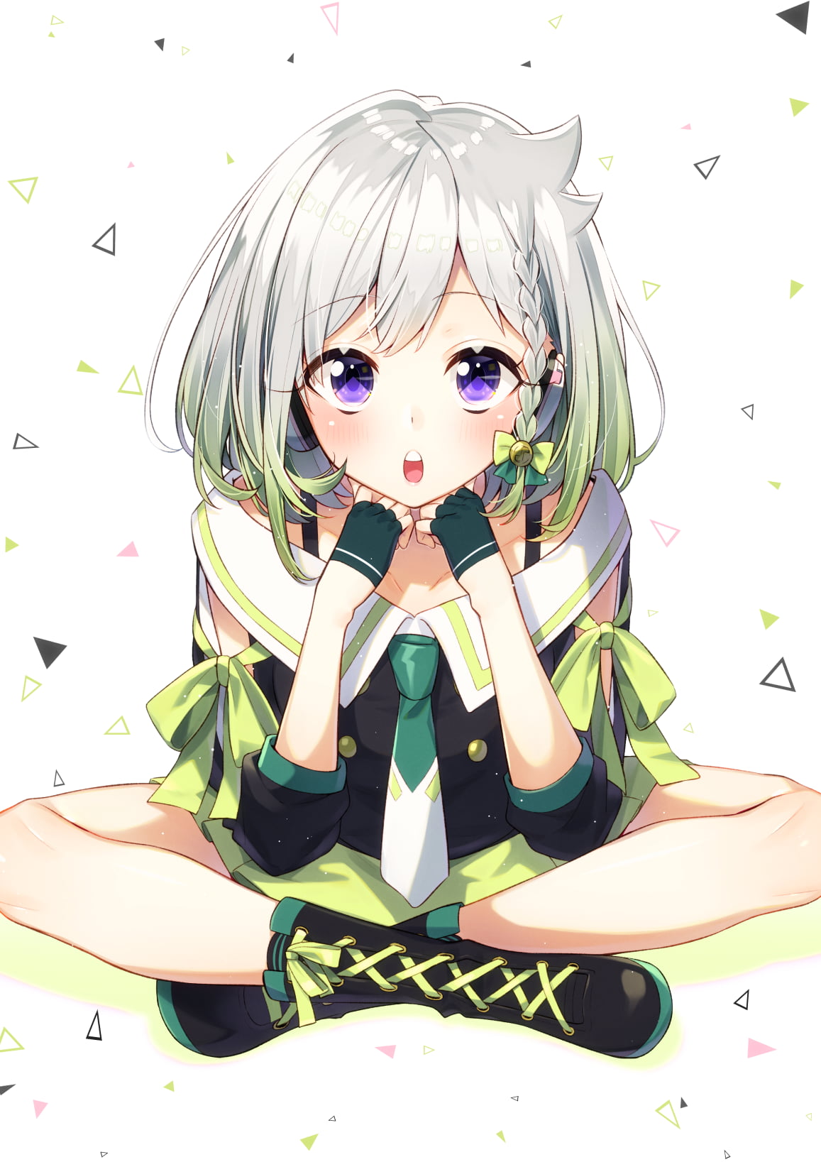 short hair, 720P, Virtual Youtuber, artwork, vertical, digital art, portrait display, anime girls, anime, Phone HD Wallpaper