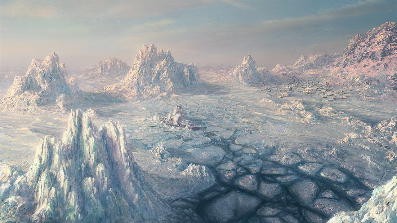 720P, Ice, Winter, Icebreaker, Mountain, Earth, Ship, HD Wallpaper