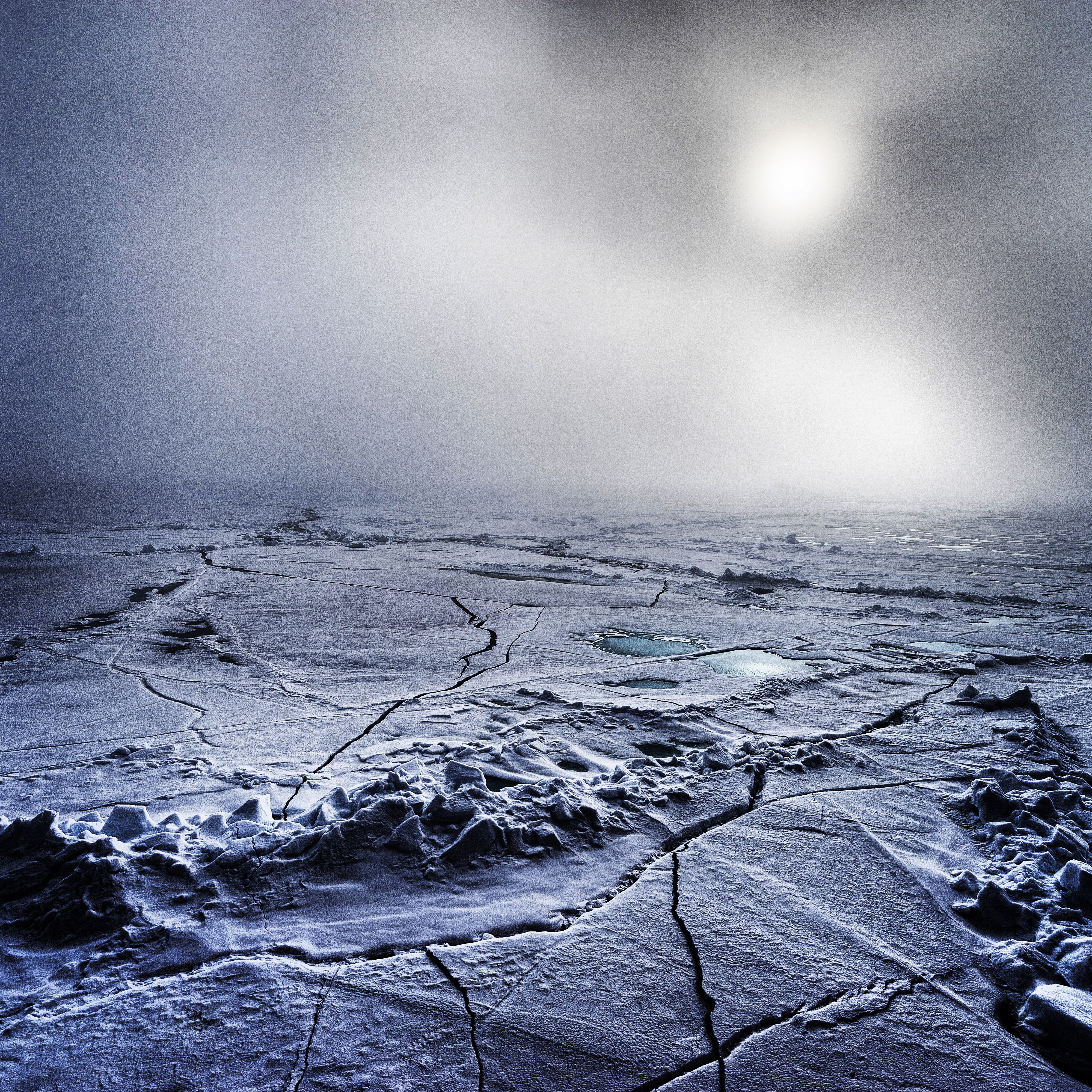 gray, quark, iceland, snow, field, global warming, sea, 4K, landscape, North Pole, covered, NS  50  Let  Pobedy, cold - Temperature, icebreaker, 50 Years of Victory, Phone HD Wallpaper