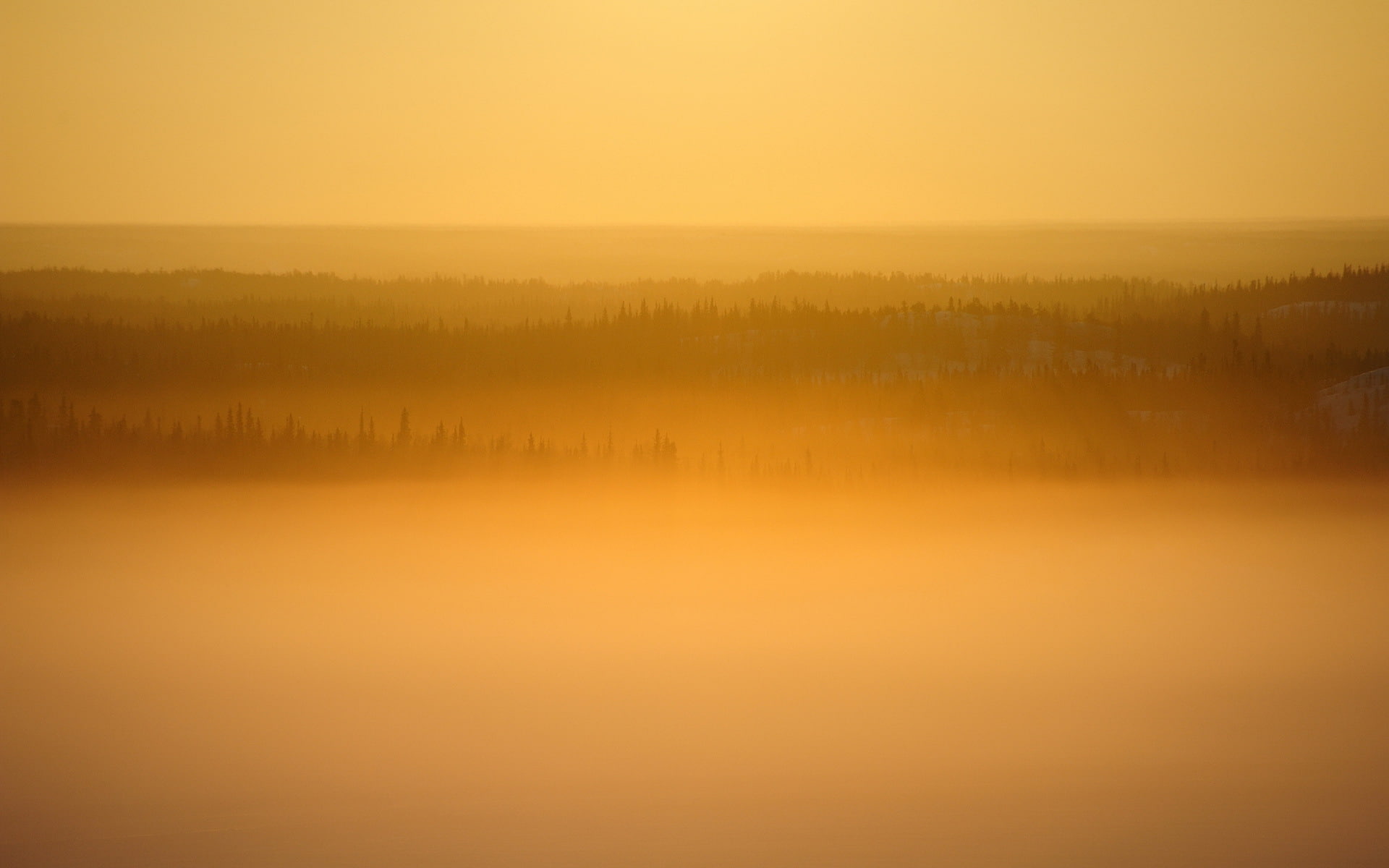 Yellowknife, Northwest Territories, Canada, Great Slave Lake sunrise, 1080P, HD Wallpaper
