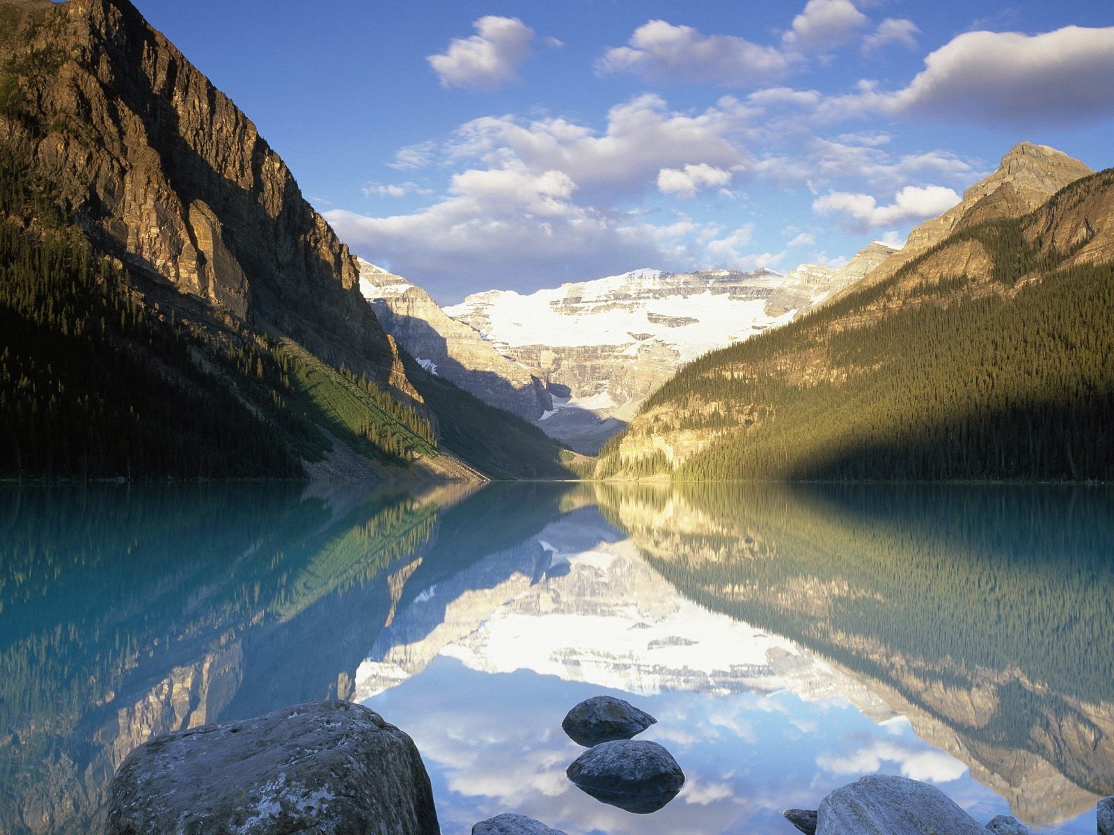 non-urban scene, no people, idyllic, cold temperature, mountain, water, scenics - nature, mountain peak, formation, mountain range, Banff Park, sky, 720P, HD Wallpaper