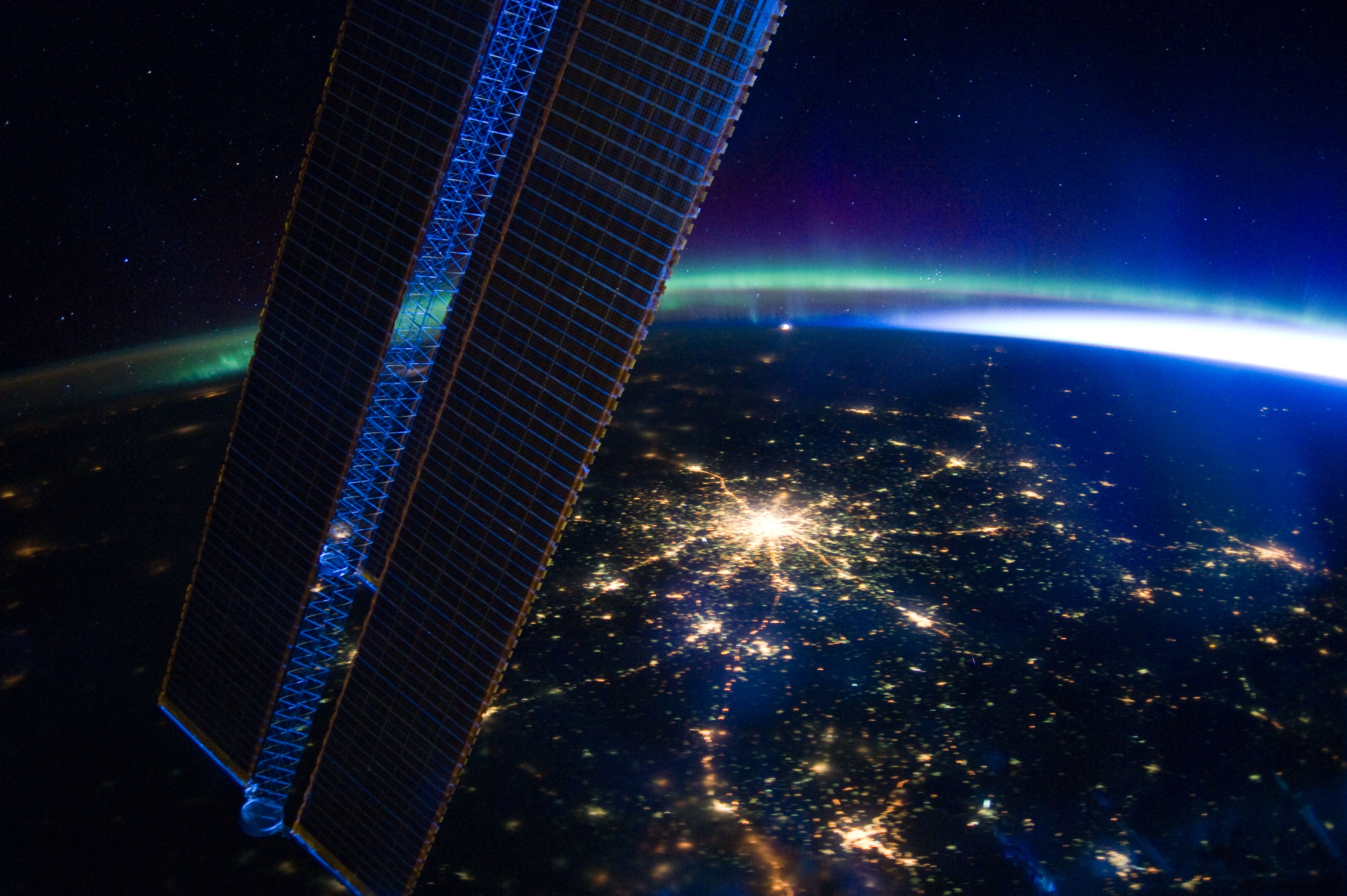 abstract, glowing, planet - Space, constellation, lights, outdoors, star Shape, space, ISS, bright, speed, vibrant Color, astronomy, nature, multi colored, HD Wallpaper