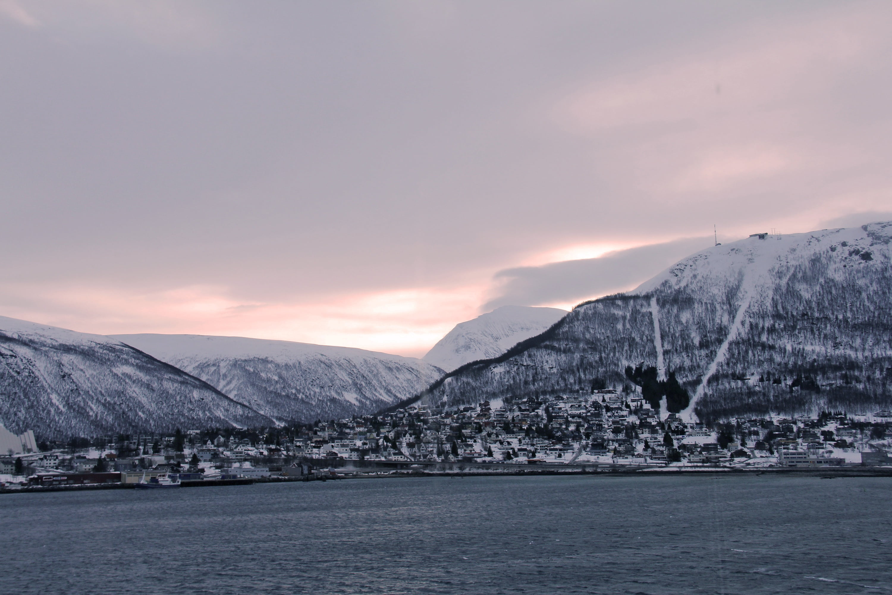 scenic, mountain, tromso, visit, cold temperature, 2K, cloud, the arctic circle, no people, travel destinations, nature, europe, outdoor, beauty in nature, HD Wallpaper