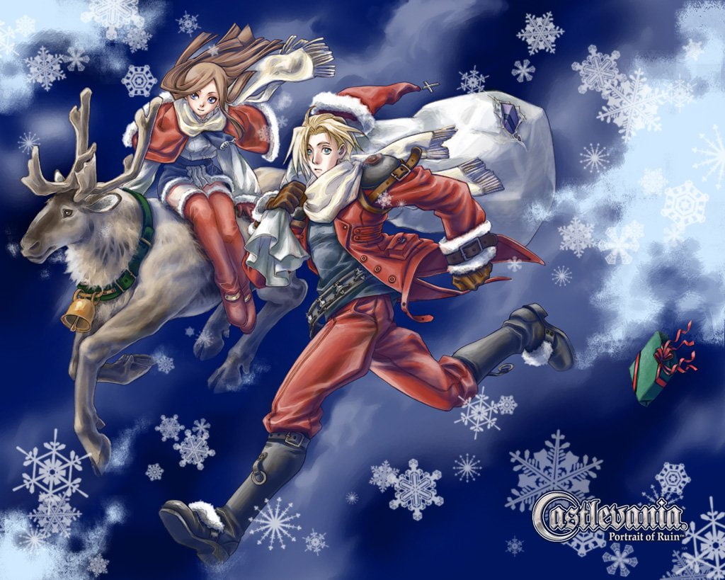 celebration, animal wildlife, cloud - sky, blue, domestic animals, activity, nature, Christmas, fantasy, 480P, Reindeer, clothing, costume, outdoors, art and craft, HD Wallpaper