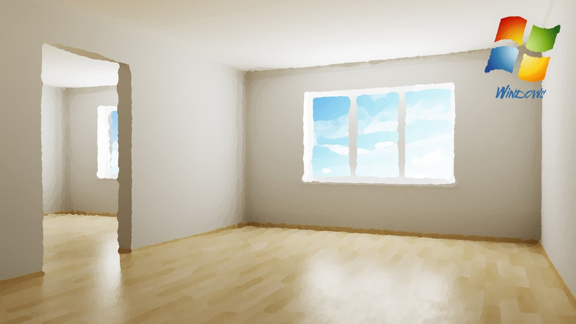 gnu gimp microsoft windows windows 7 room window oil painting, home interior, wall - building feature, architecture, home improvement, change, paint, wood, HD Wallpaper