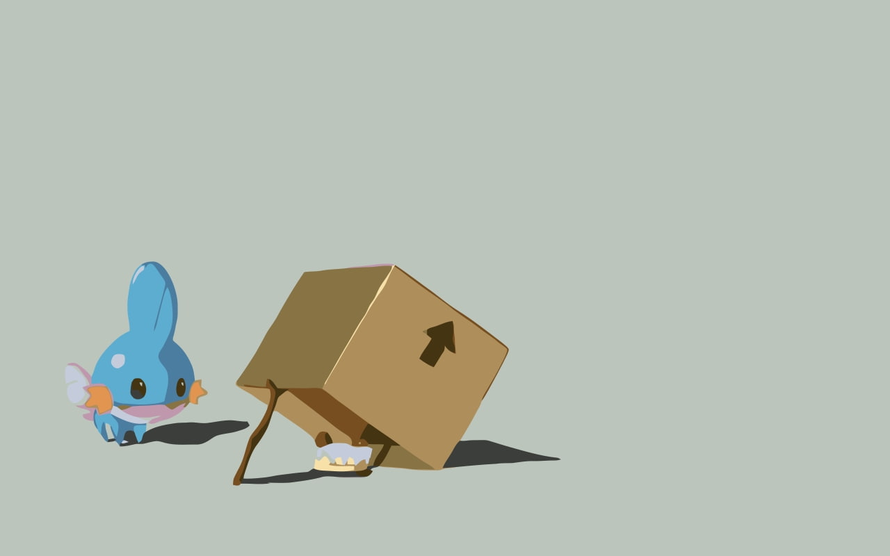 hd, pokemon, 720P, x, mudkip, art, anime, HD Wallpaper