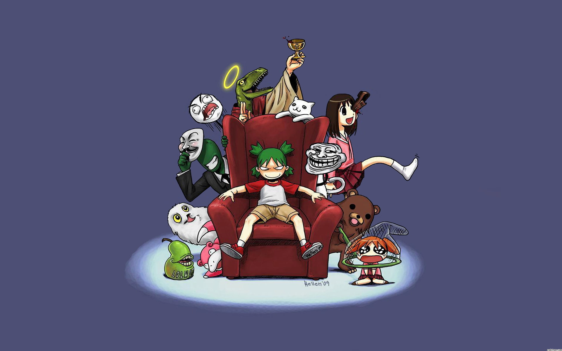 4Chan, Anime, 1080P, Yotsuba!, HD Wallpaper