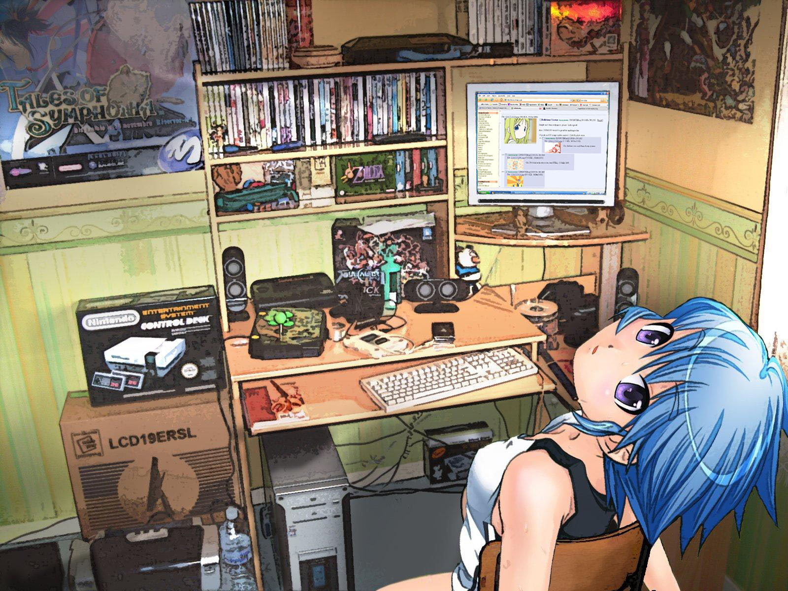 desktop, 4chan, girl, 720P, HD Wallpaper