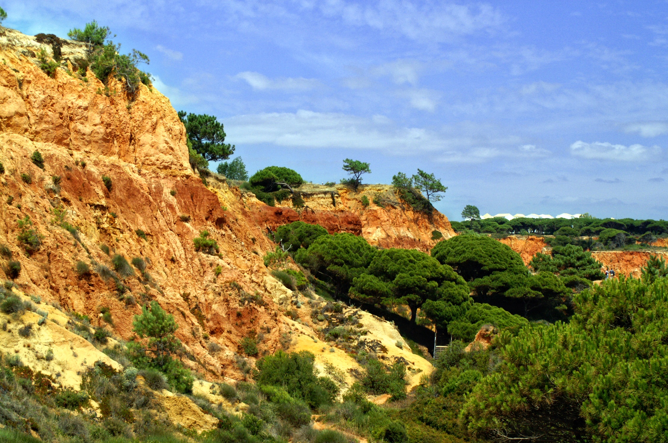 sky, growth, non-urban scene, portugal, nature, rock, no people, day, landscape, beauty in nature, scenics - nature, mountain, tranquility, 1080P, red, HD Wallpaper