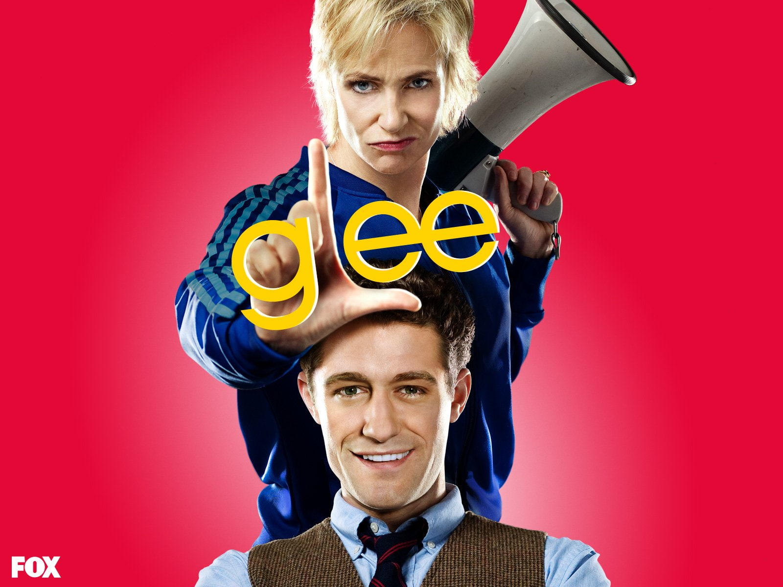 Will Schuester, Sue Sylvester, 720P, Matthew Morrison, Glee, Jane Lynch, TV Show, HD Wallpaper