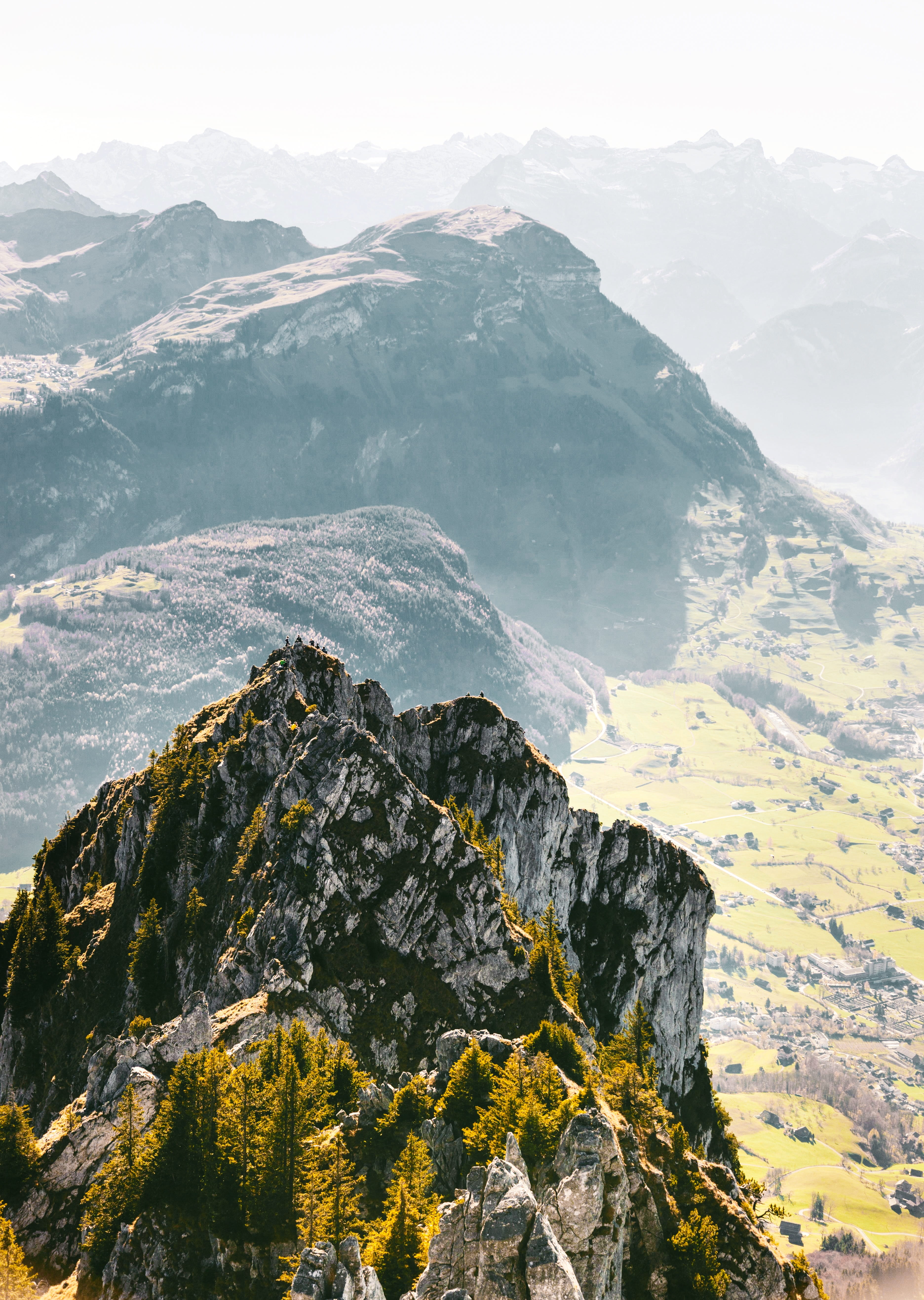 snowcapped mountain, scenic, idyllic, Schwyz, alps, rock, beauty In Nature, valley, nature, scenics - nature, scenics, environment, Photo, mythen, non-urban scene, Phone HD Wallpaper