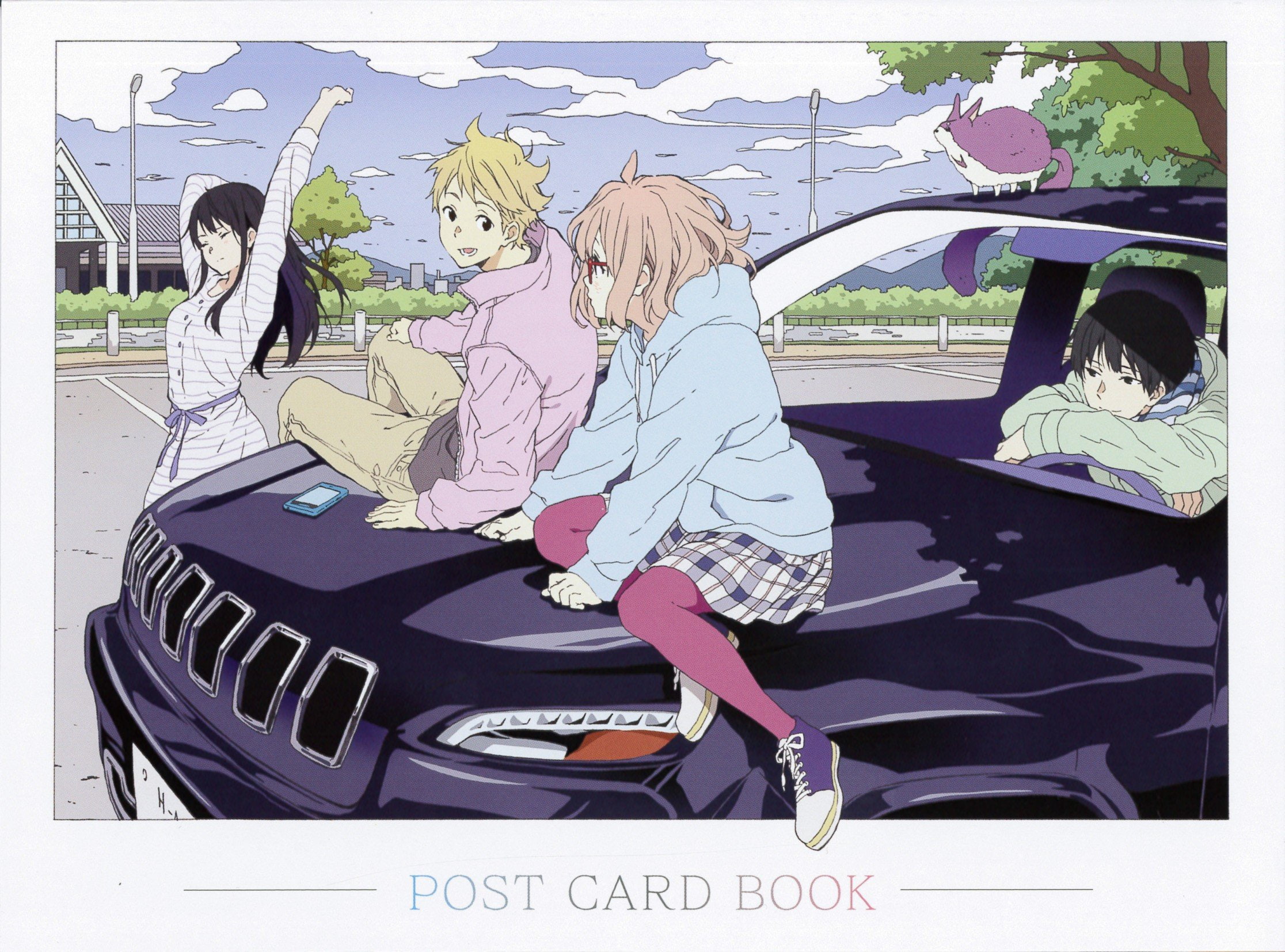 1080P, kyoukai no kanata kuriyama mirai kanbara akihito nase hiroomi nase mitsuki, HD Wallpaper
