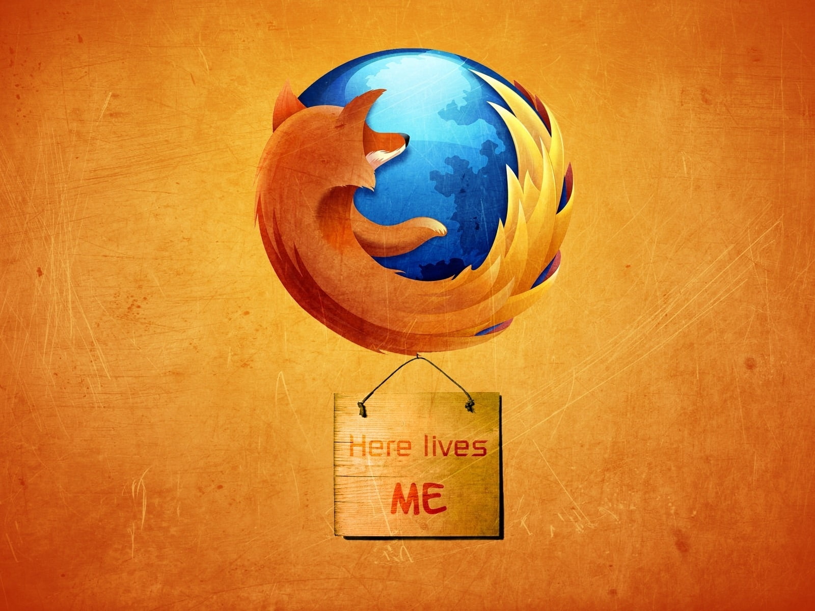 Mozilla Firefox, sign, text, brown, lives, close-up, number, wall - building feature, blue, western script, representation, wood - material, Computers, HD Wallpaper