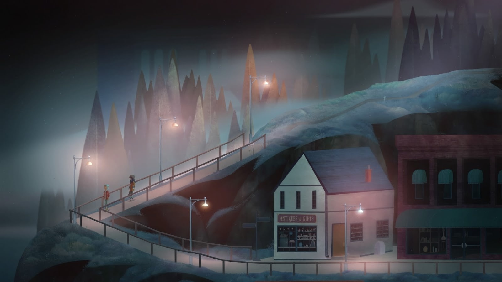 sky, street light, building exterior, window, Alex (Oxen), 720P, city, outdoors, flag, smoke - physical structure, Nona (Oxen), nature, tower, video games, HD Wallpaper