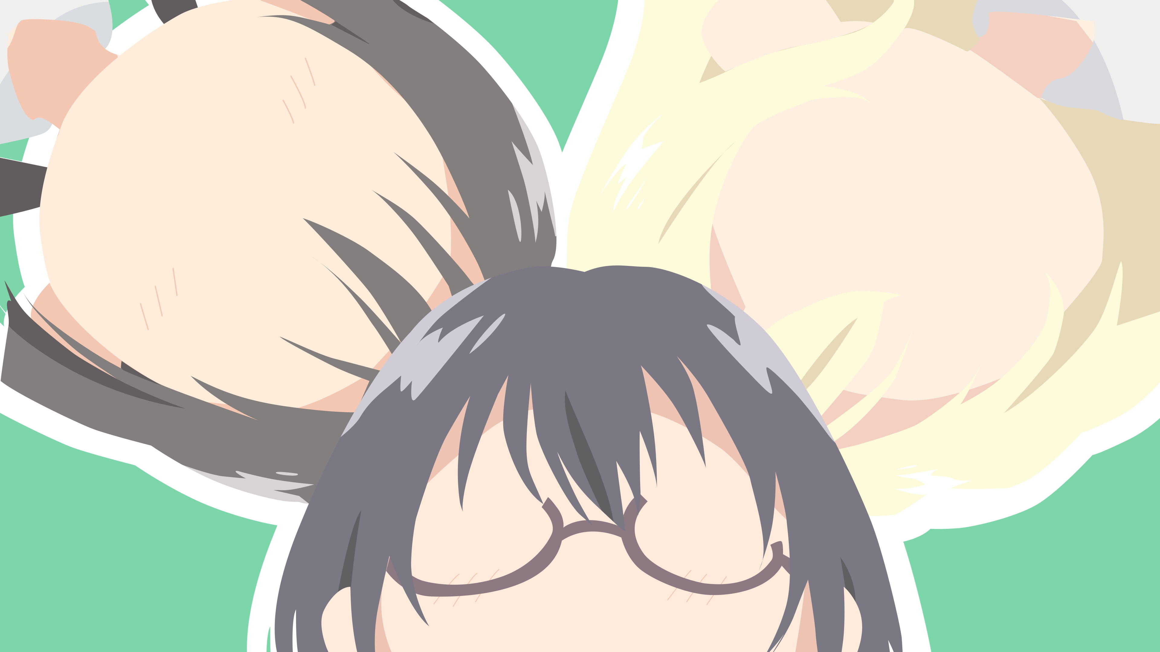 Kasumi Nomura (Asobi Asobase), Olivia (Asobi Asobase), anime girls, 4K, Hanako Honda (Asobi Asobase), Asobi Asobase, HD Wallpaper