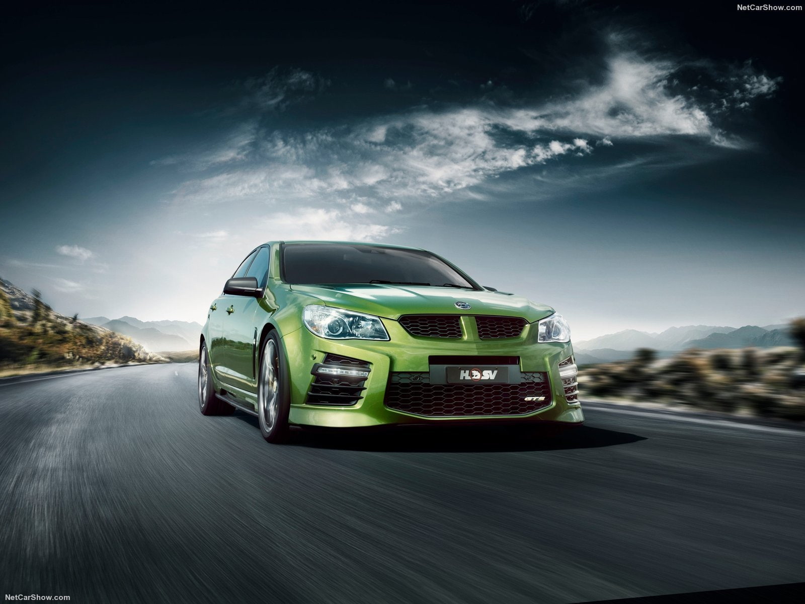 cars, sedan, 2016, gen-f2, 720P, green, hsv, gts, HD Wallpaper