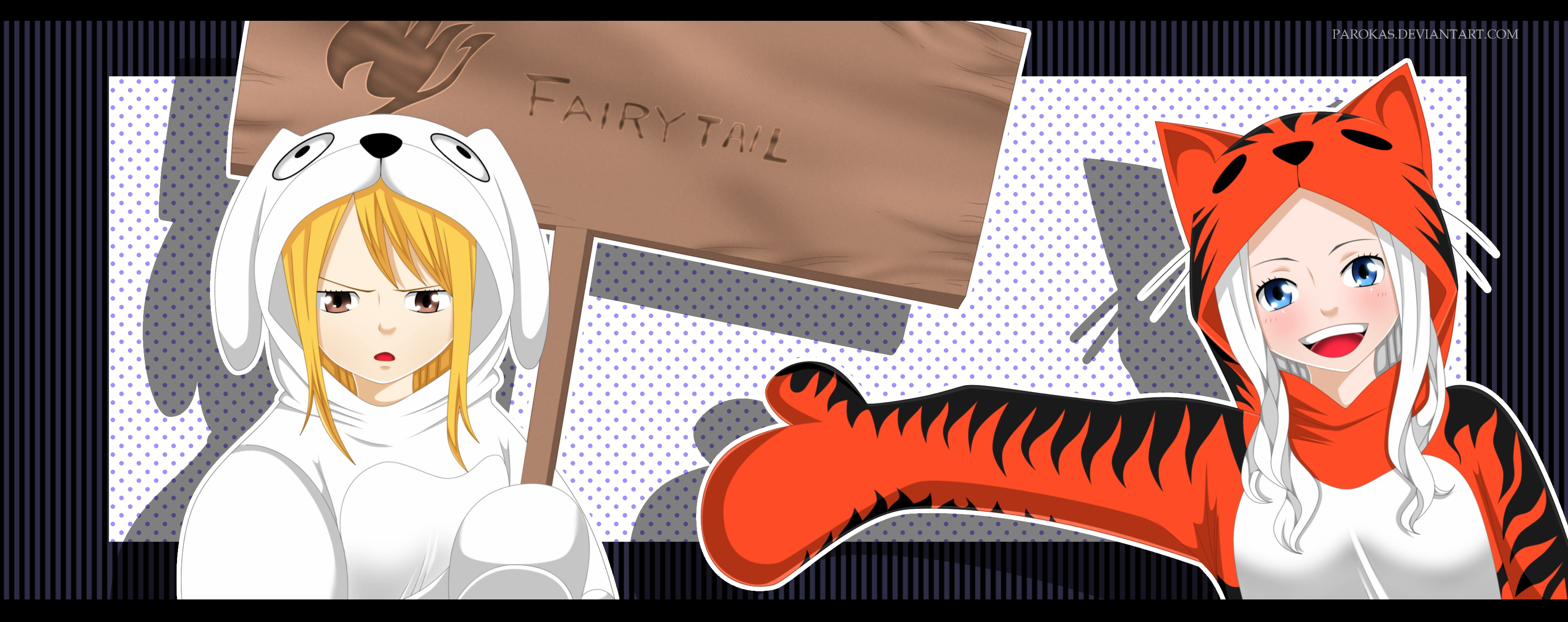 Fairy Tail, Anime, Mirajane Strauss, 2K, Lucy Heartfilia, HD Wallpaper