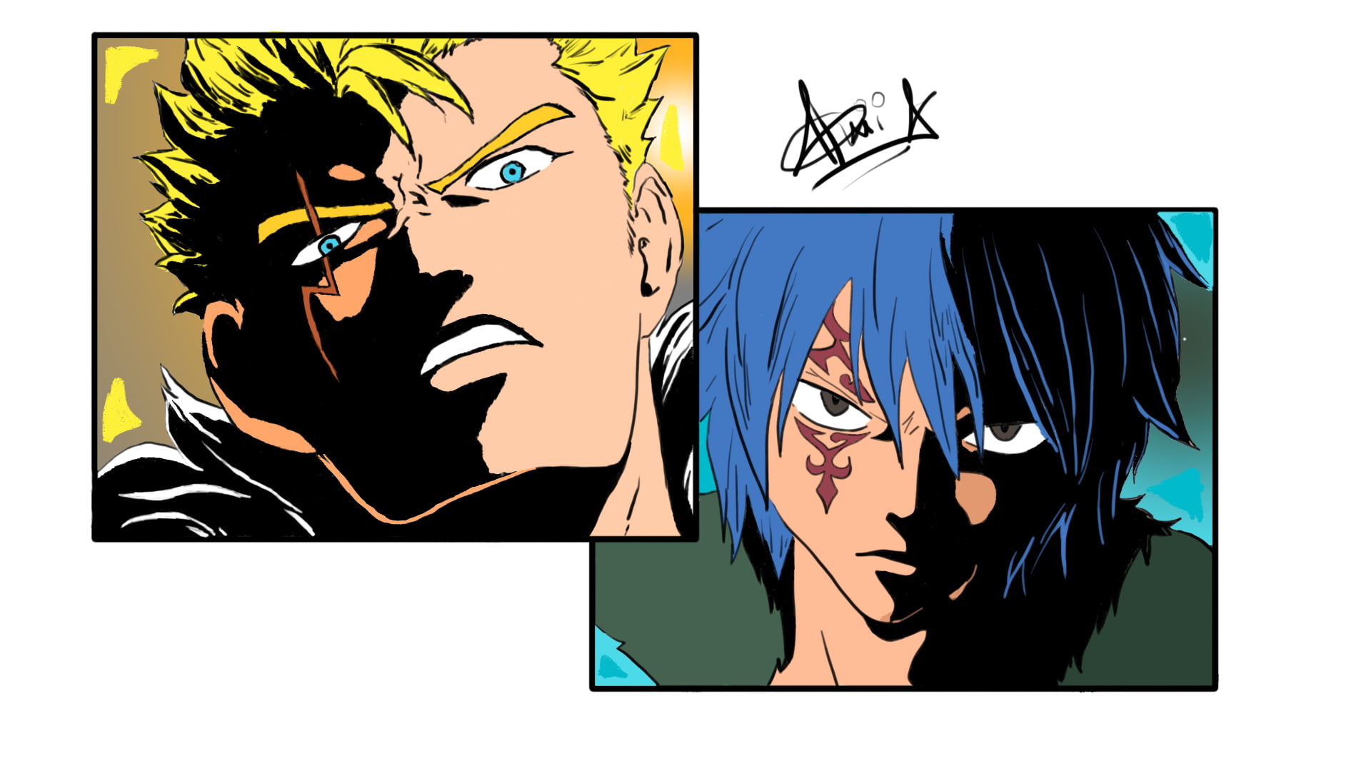 Laxus Dreyar, Fairy Tail, Anime, Jellal Fernandes, 1080P, HD Wallpaper