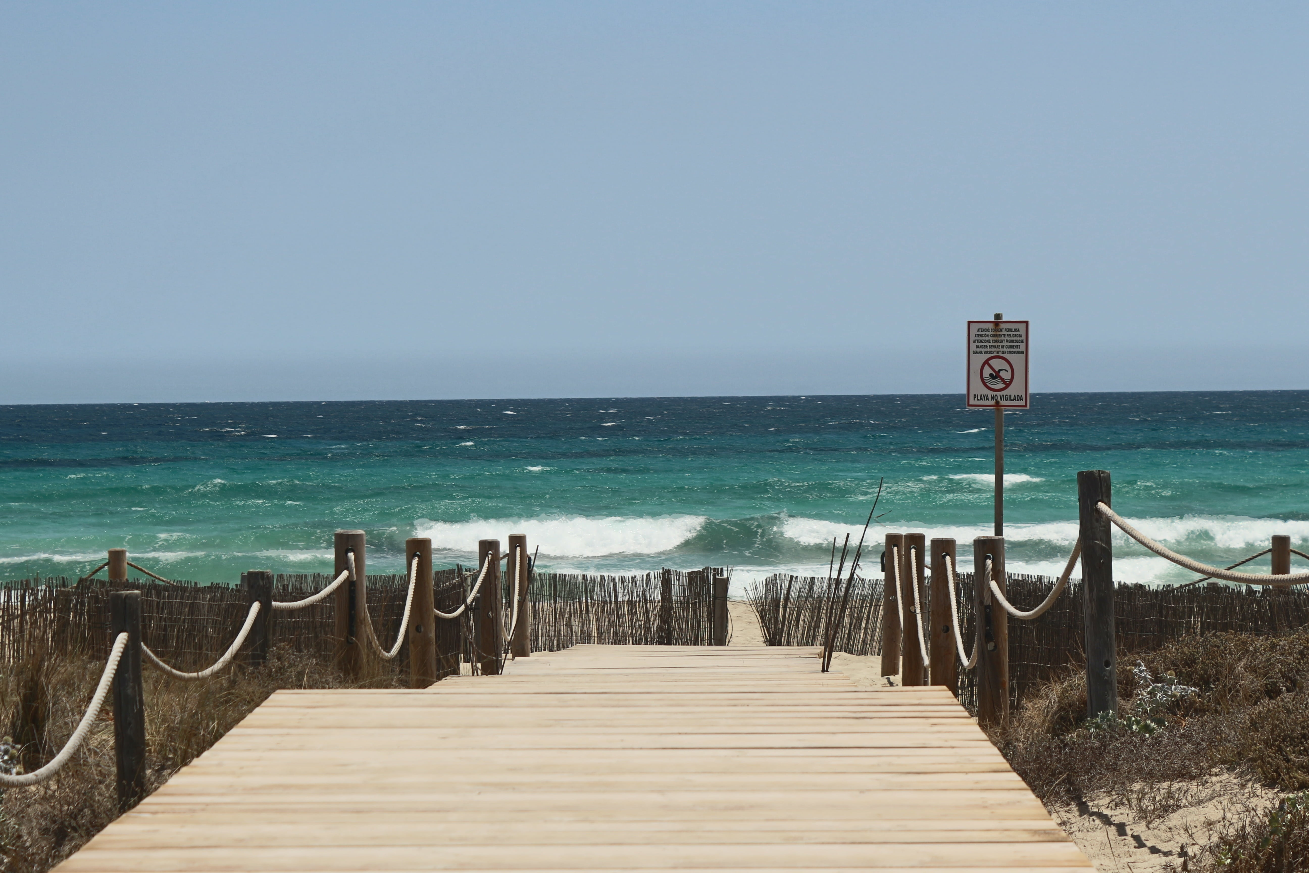 coastal, direction, walk, scenics - nature, wood - material, sign, pier, horizon, sea, horizon over water, clear sky, water, outdoors, path, sky, travel destinations, HD Wallpaper