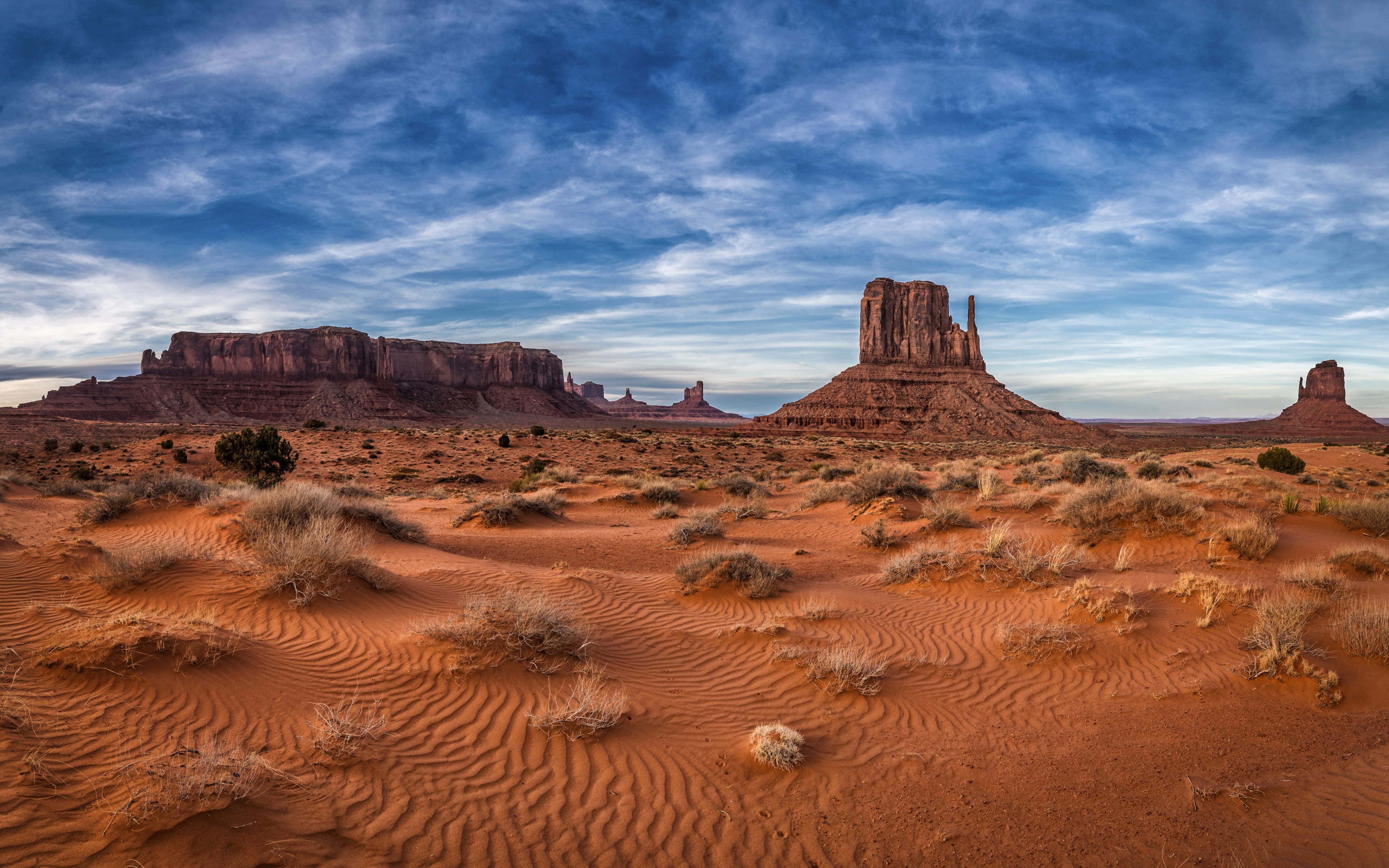 AZ, USA, 4K, Monument Valley, rocks, HD Wallpaper