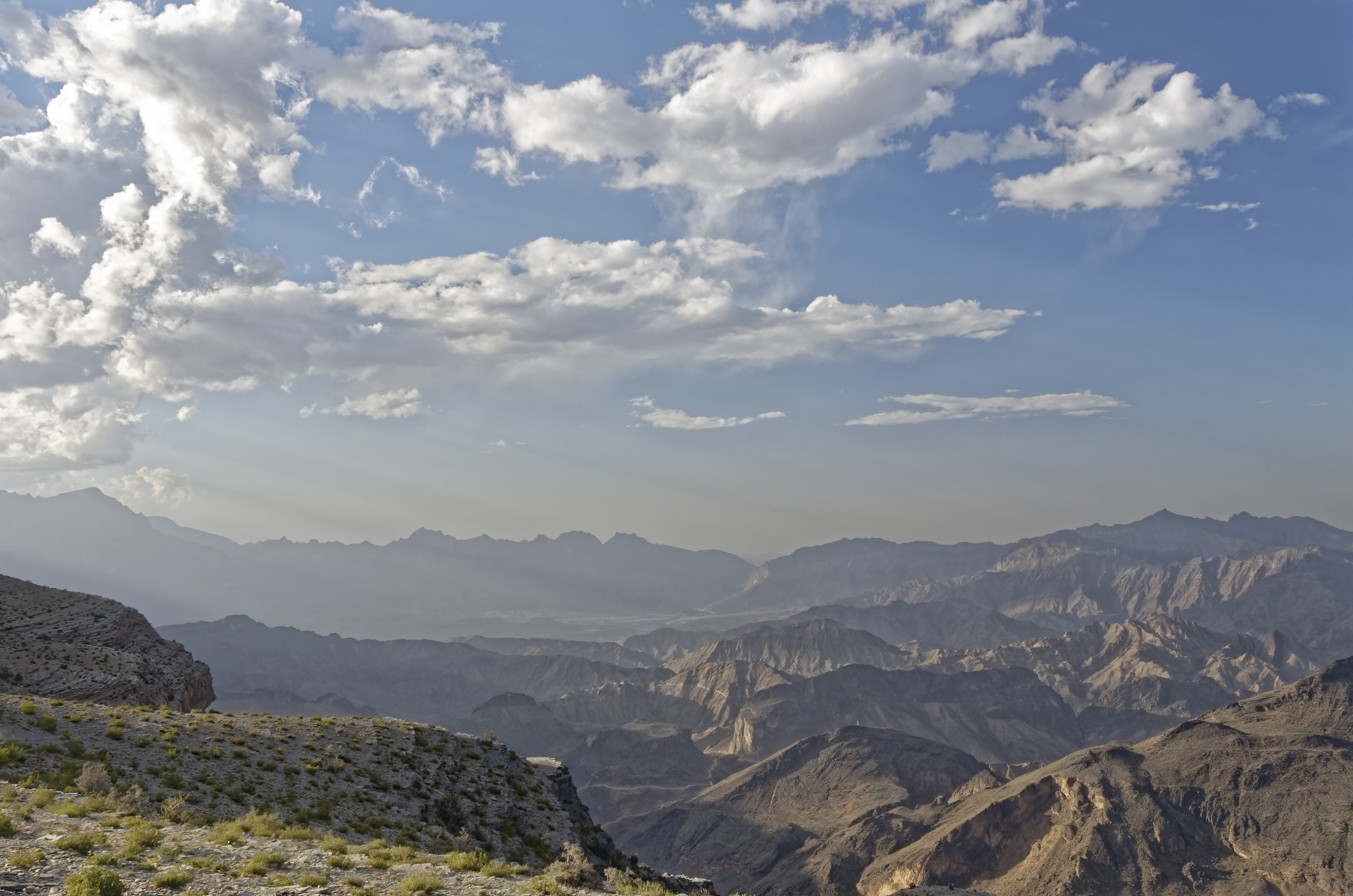 tranquility, 4K, sunlight, cloud - sky, day, scenics - nature, az-zahira, rock, beauty in nature, tranquil scene, idyllic, remote, oman, formation, mountain peak, HD Wallpaper