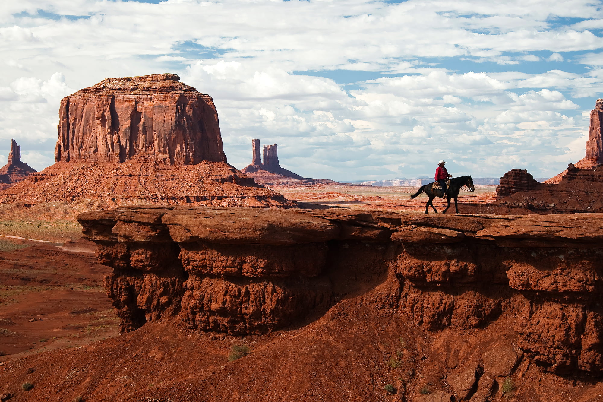 1080P, Indian, cowboy, men, non-urban scene, travel, horse, Utah, scenics - nature, the sky, valley monuments, AZ, geology, lifestyles, tranquil scene, HD Wallpaper