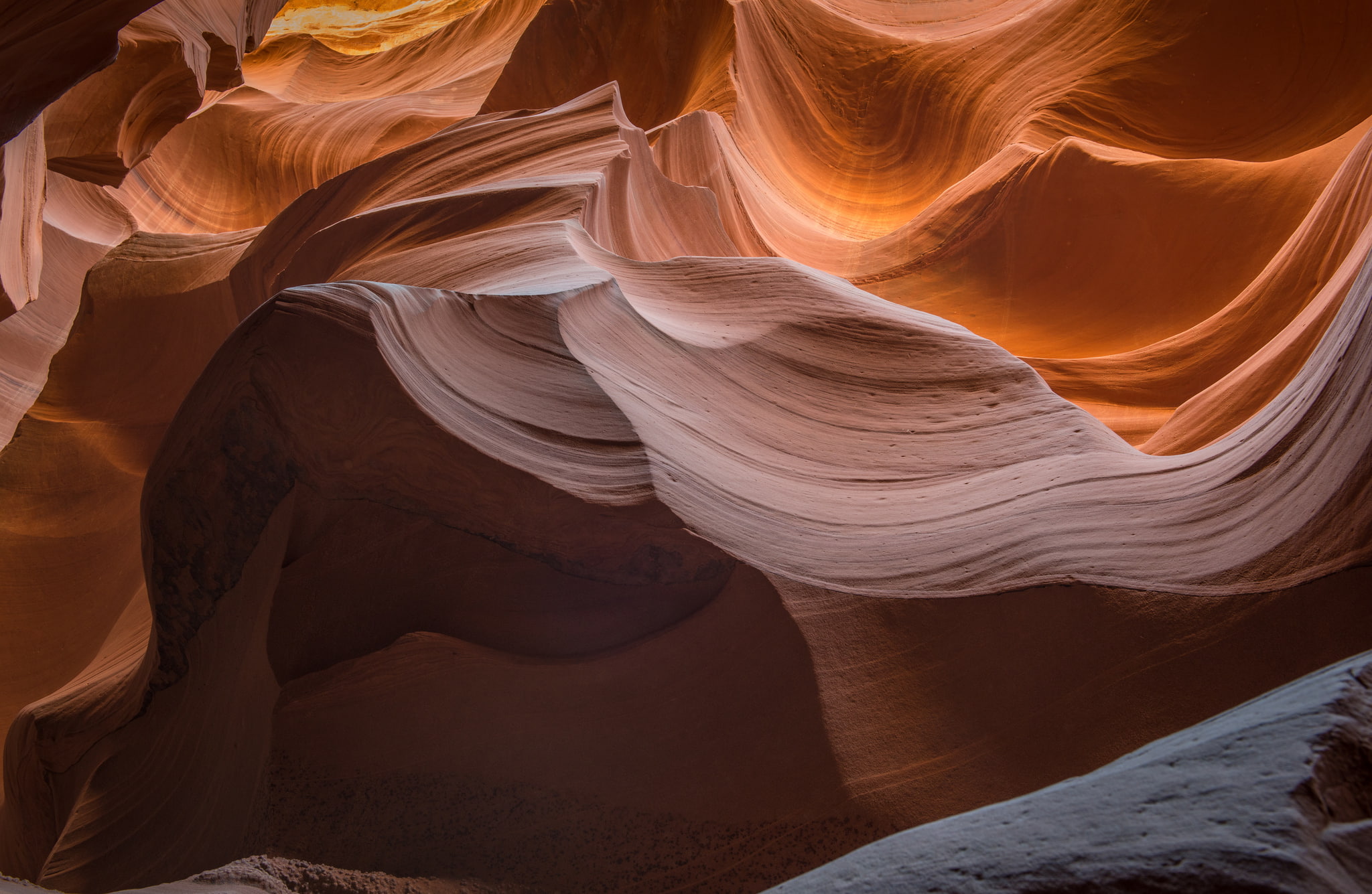 rocks, texture, USA, Antelope Canyon, 1080P, AZ, HD Wallpaper