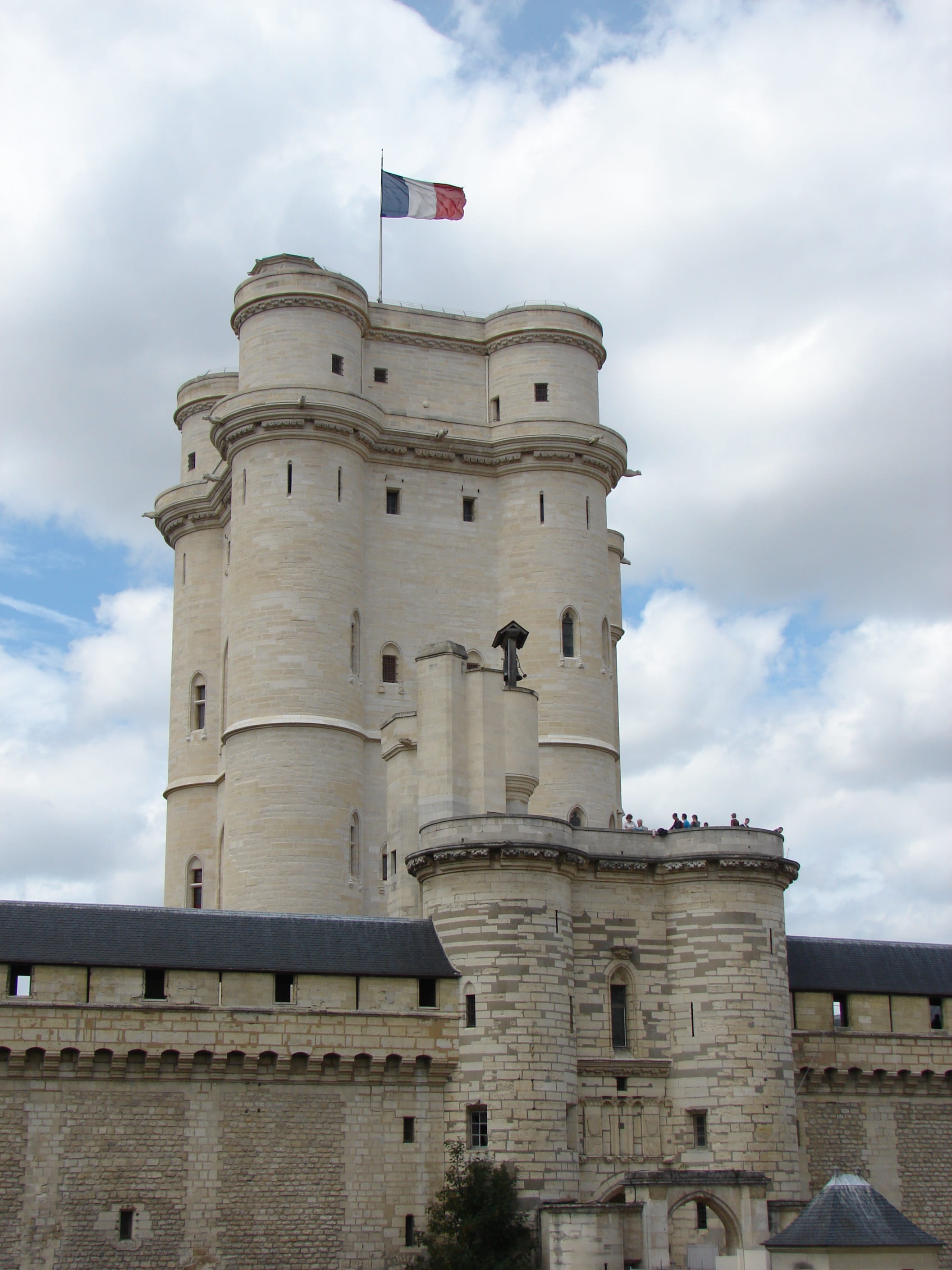 no people, cloud - sky, flag, stone wall, history, day, fortification, outdoors, architecture, building exterior, pierre, travel, France, Castle, fort, Phone HD Wallpaper