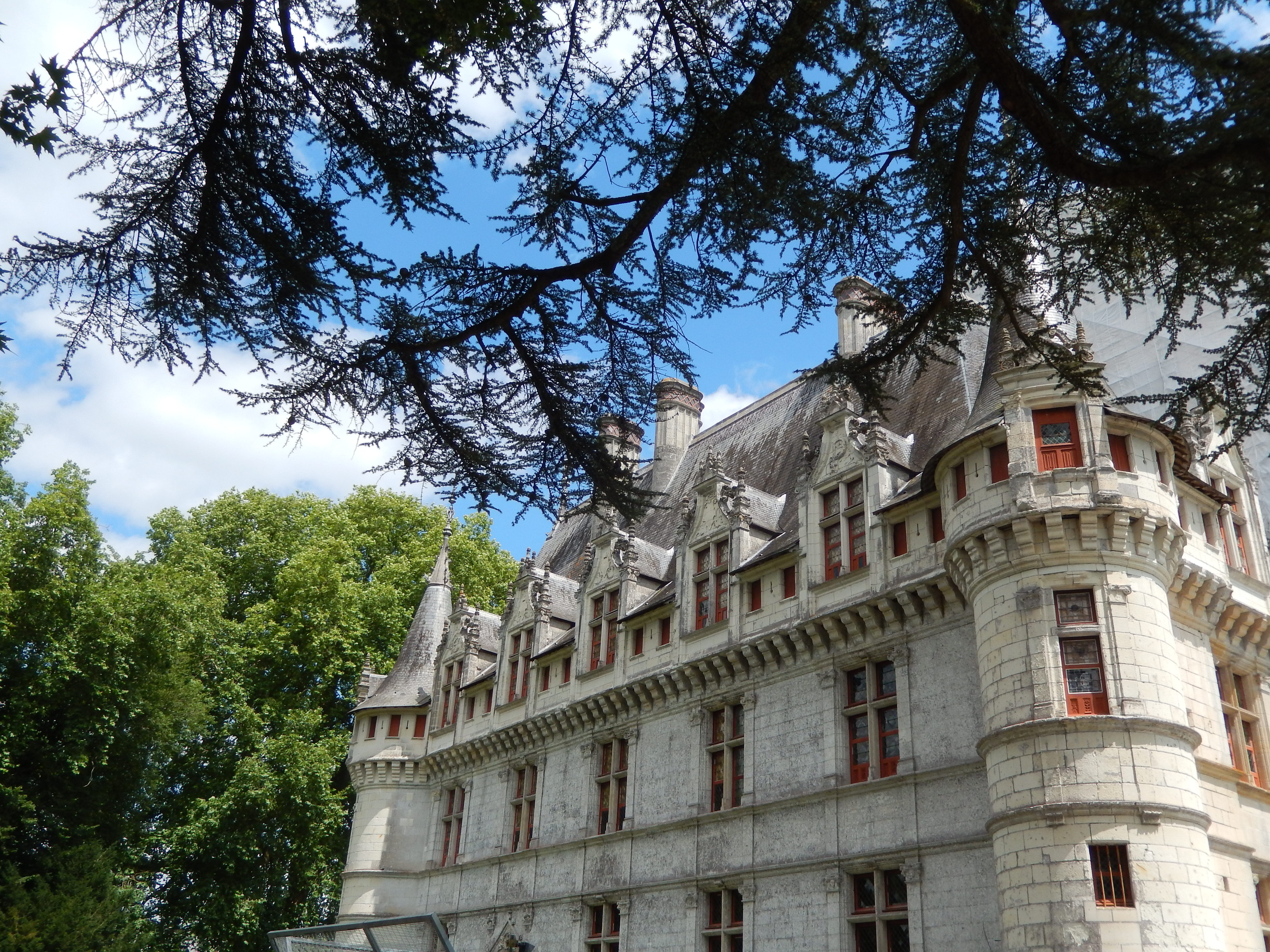 history, no people, france, nature, historic, chateau, architecture, branch, famous Place, building, building Exterior, château dussé, the past, low angle view, HD Wallpaper